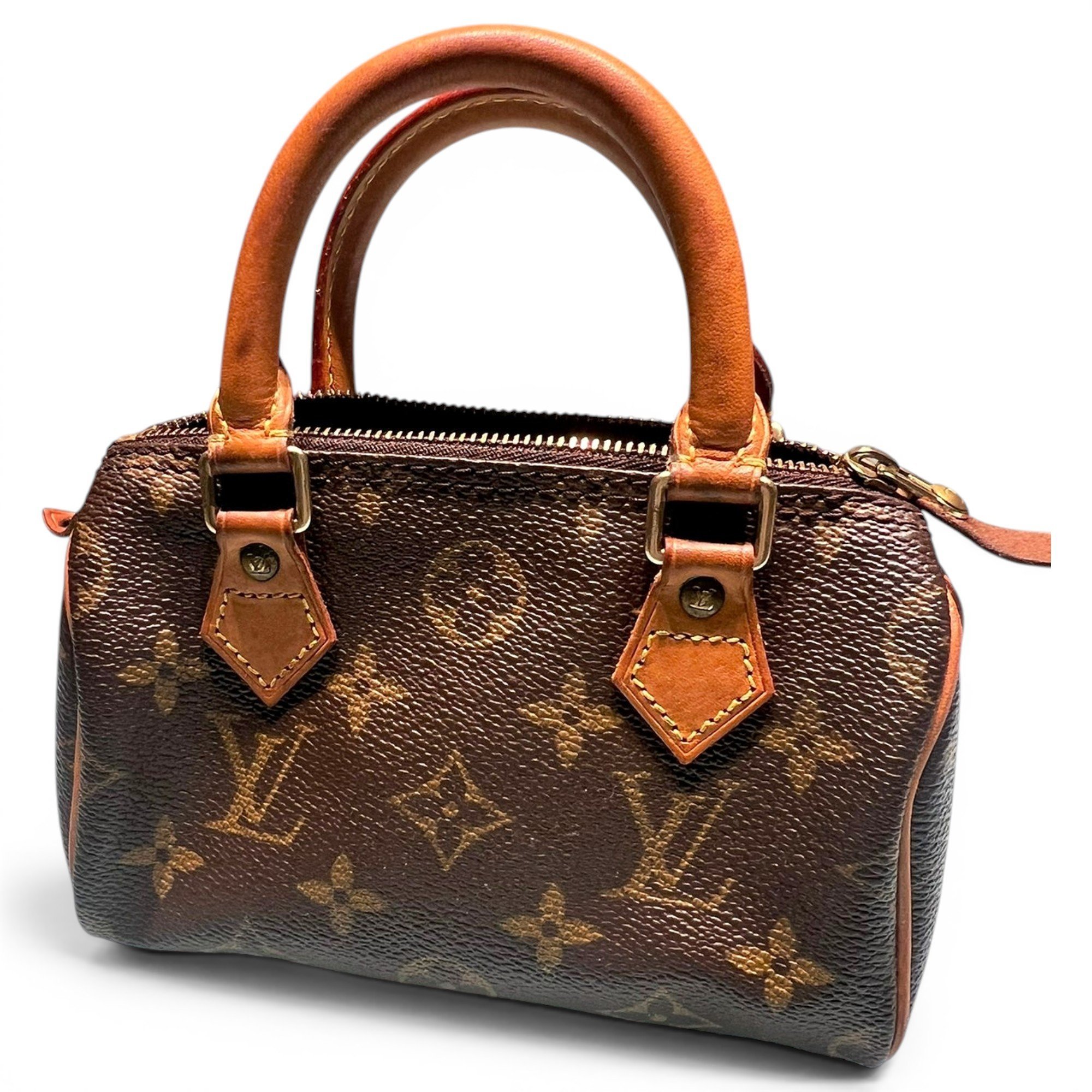 Louis Vuitton Nano Speedy / Mini HL leather handbag
