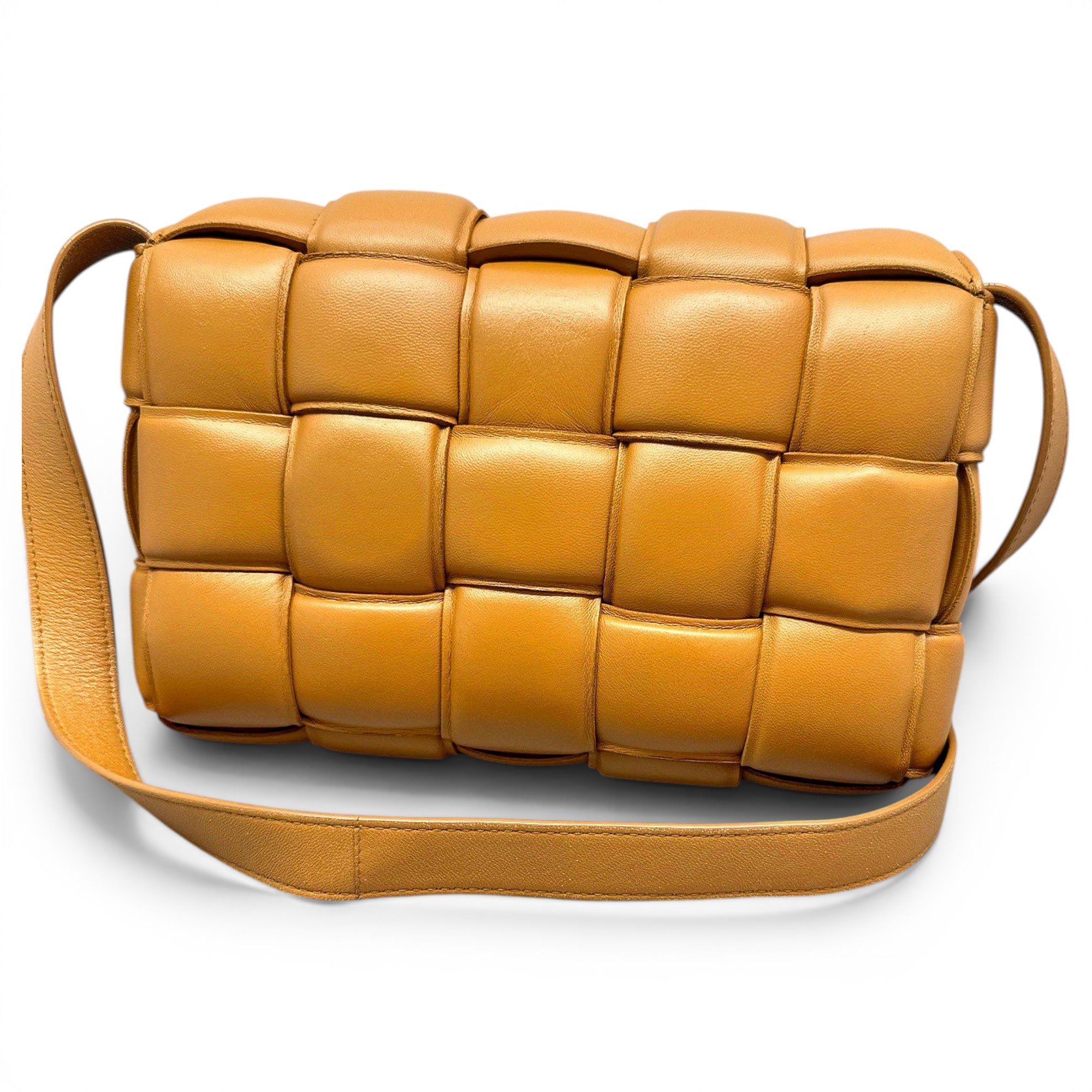 Cassette Padded leather handbag