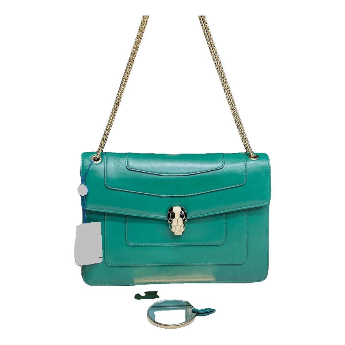 Serpenti leather handbag
