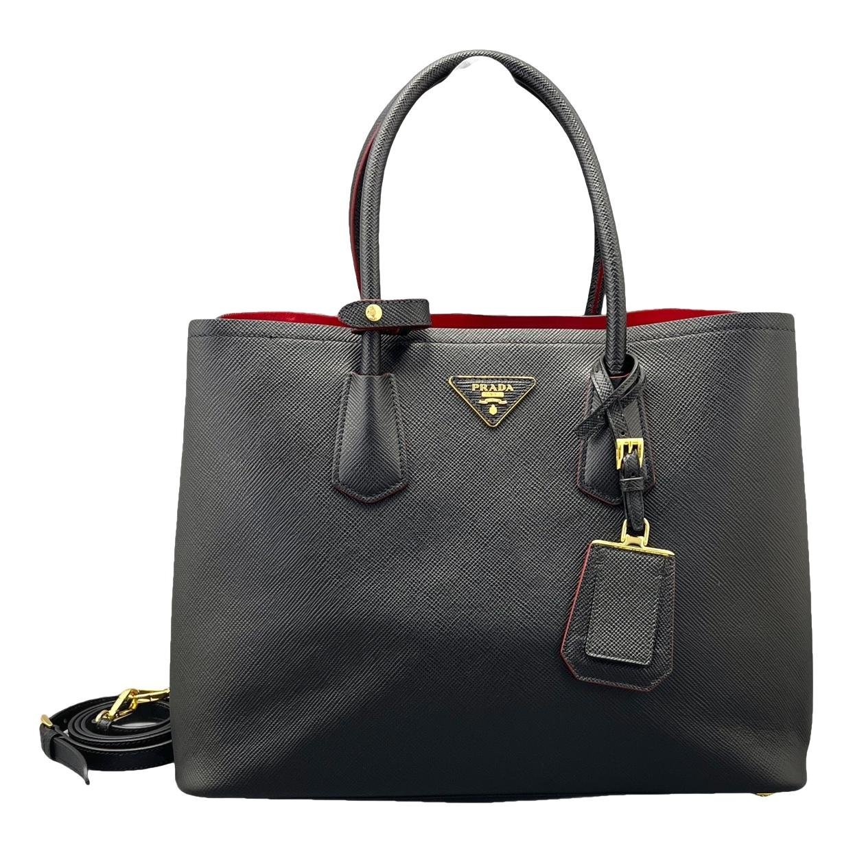 Leather tote