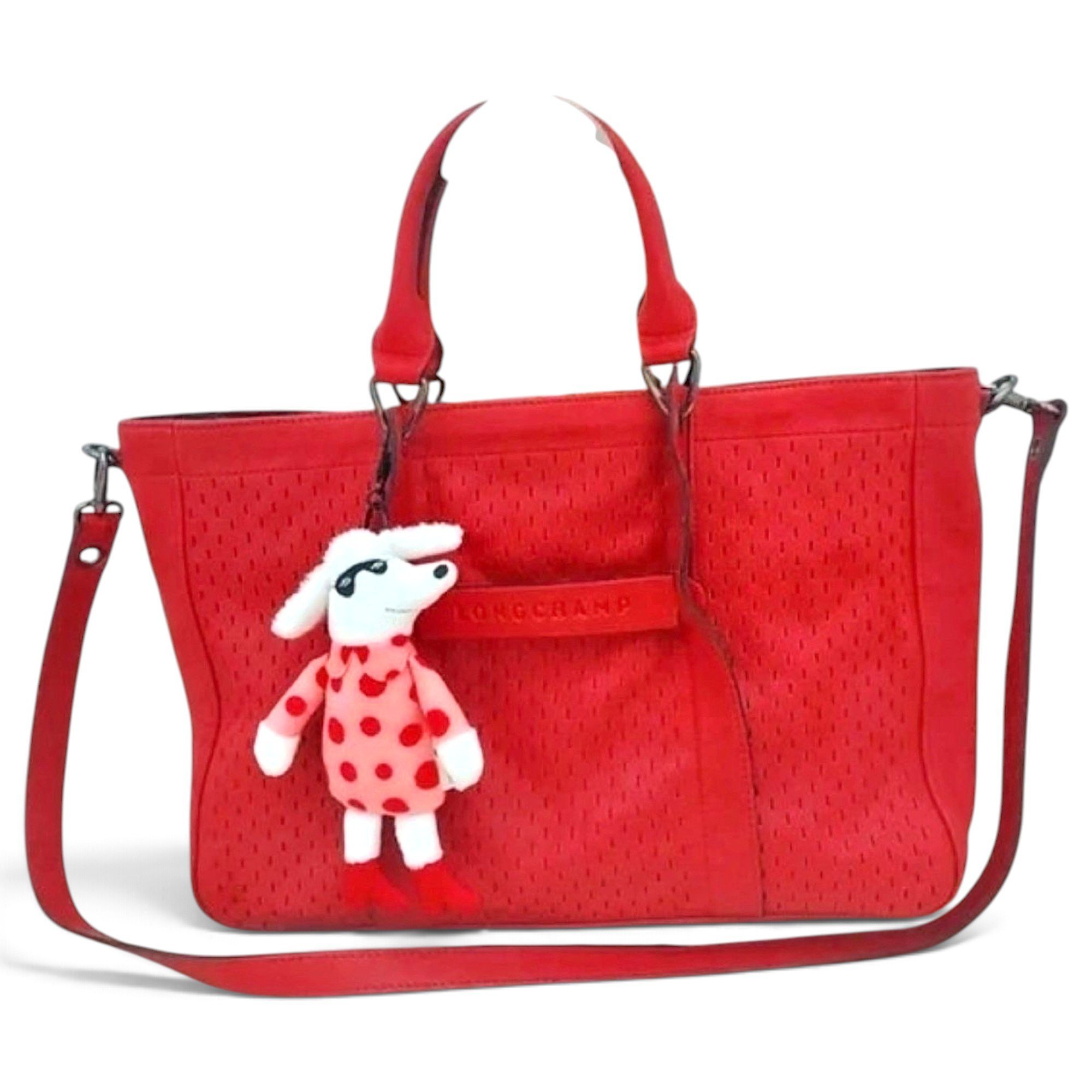 Longchamp 3D leather tote