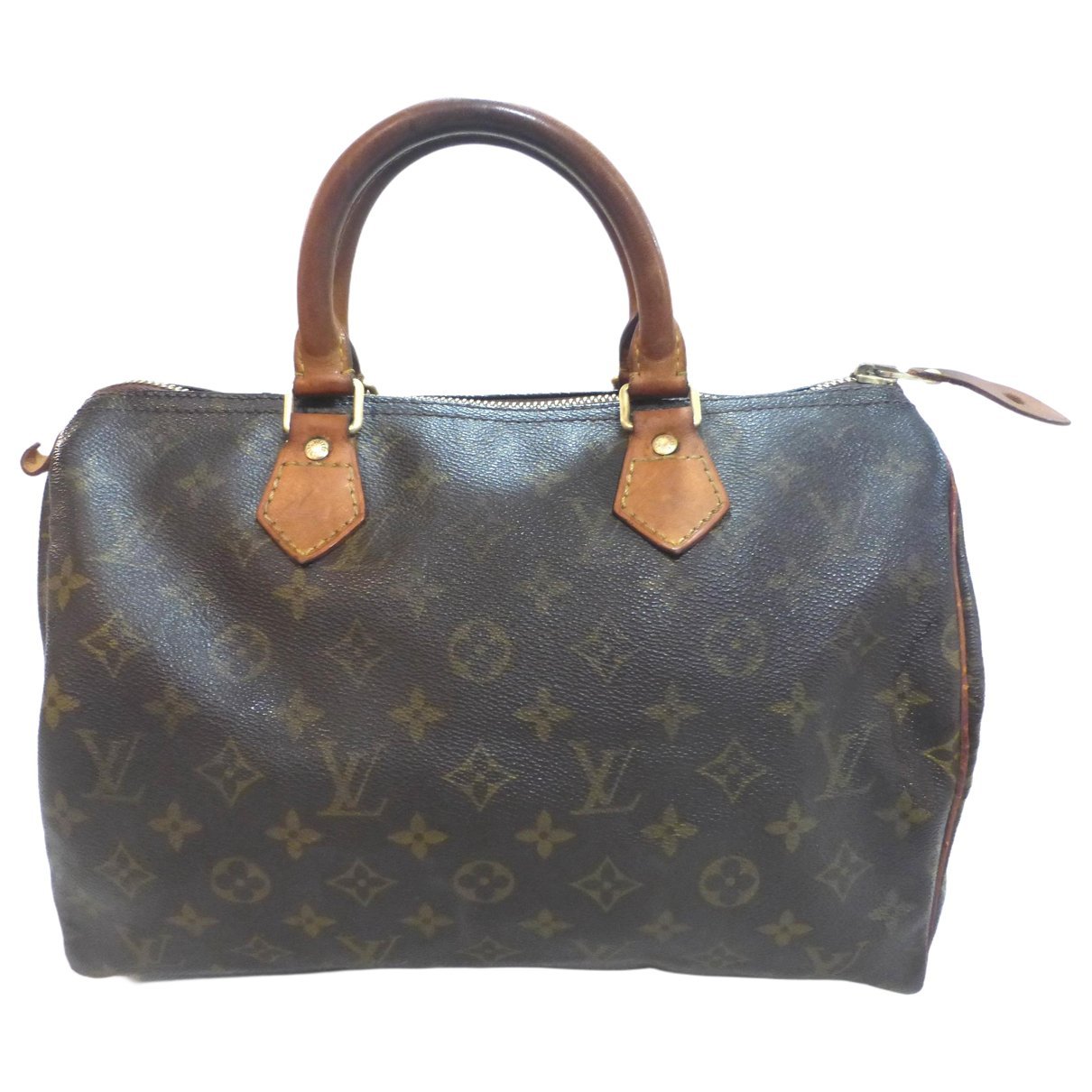 Speedy leather handbag