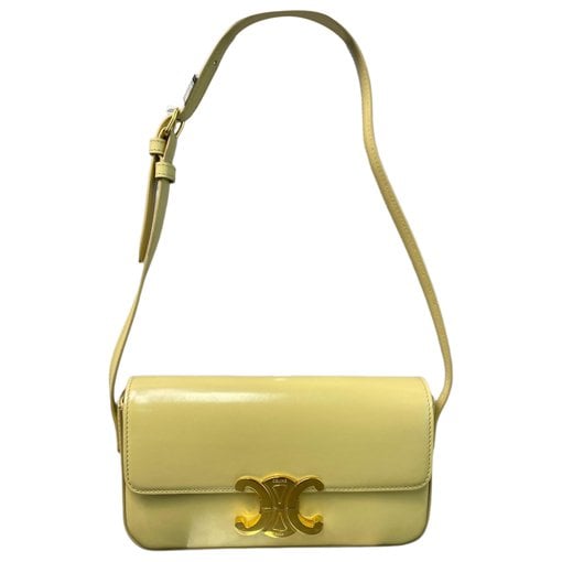 Triomphe chain leather crossbody bag