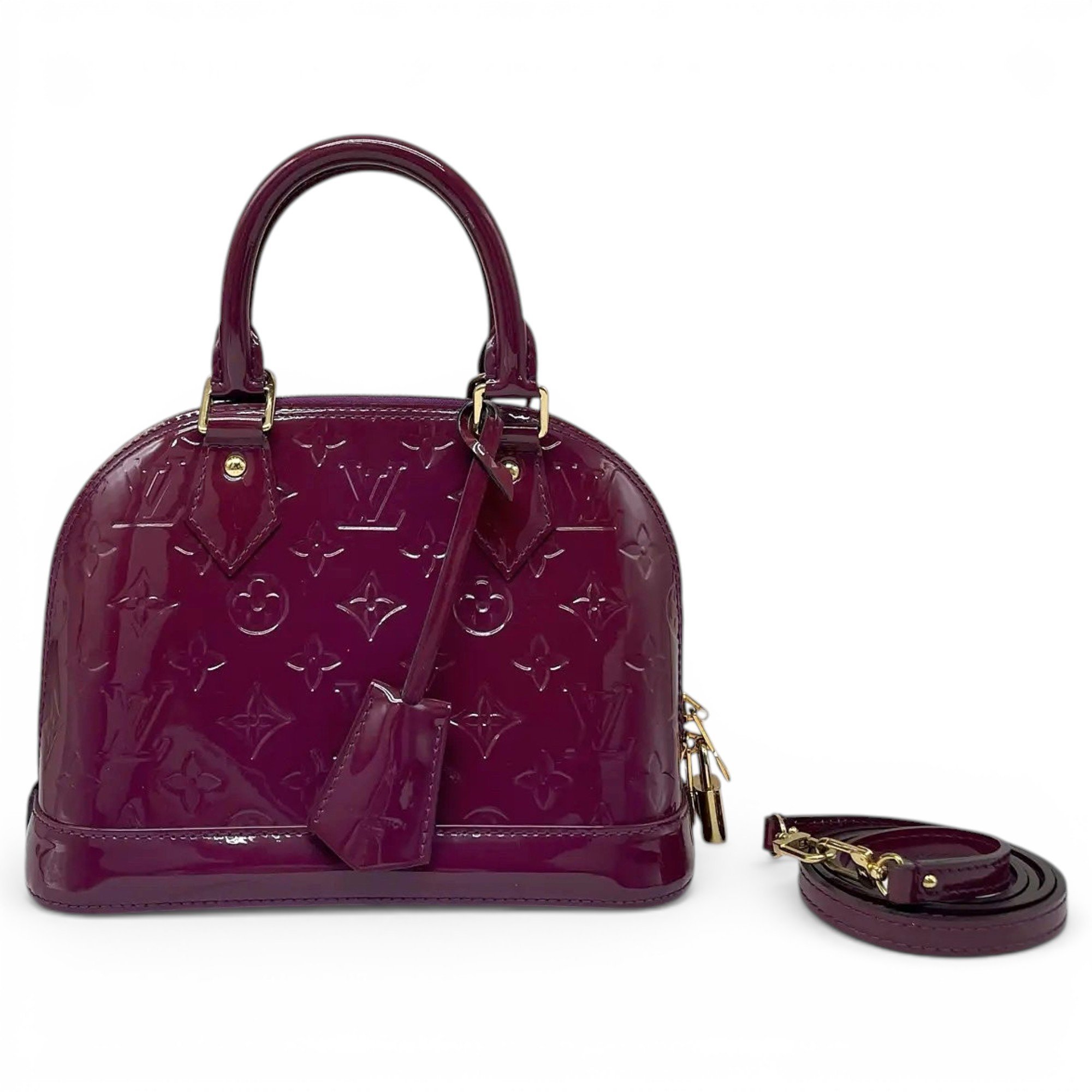 Alma BB patent leather handbag