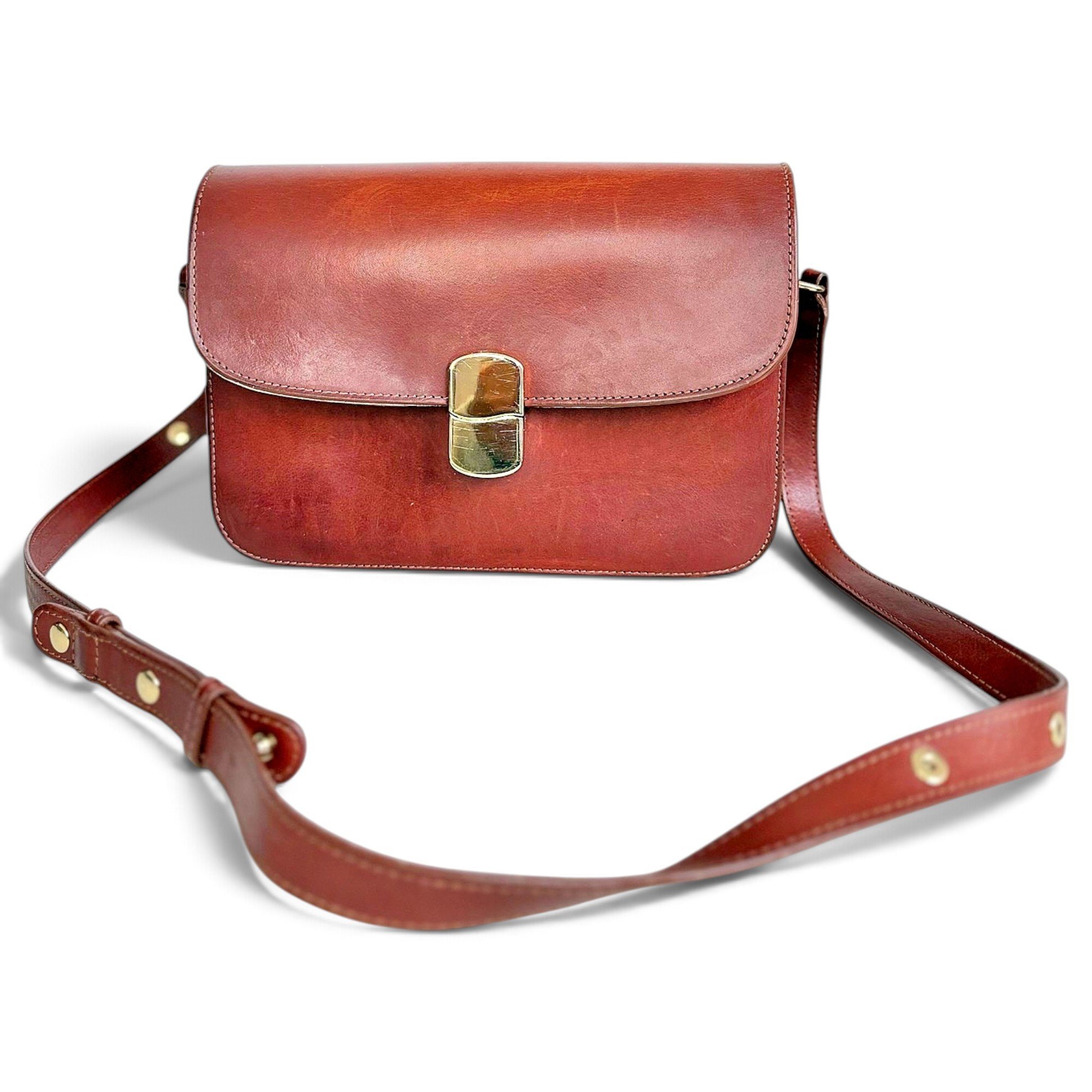Leather crossbody bag