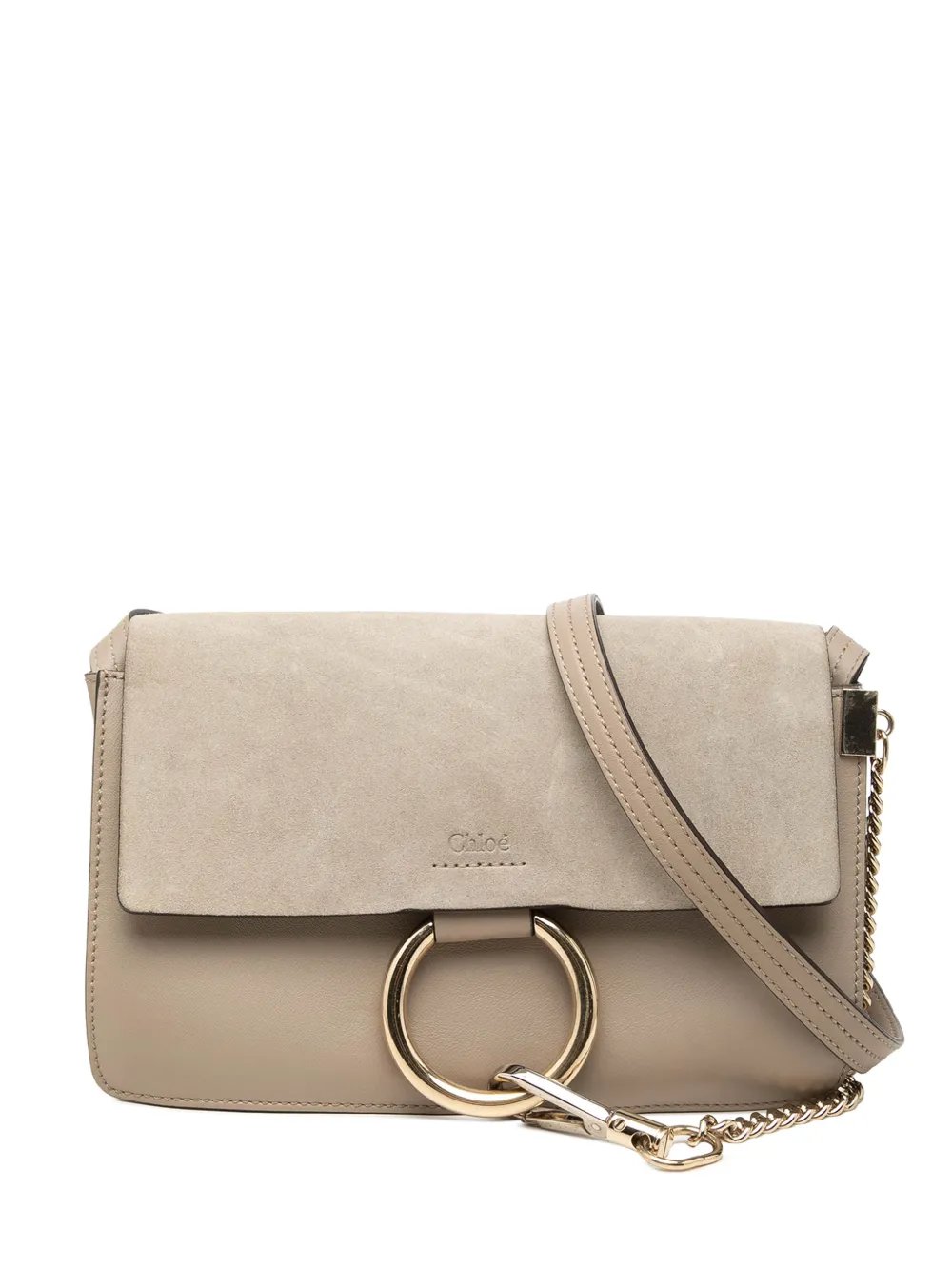 2016 Small Suede and Calfskin Faye crossbody bag