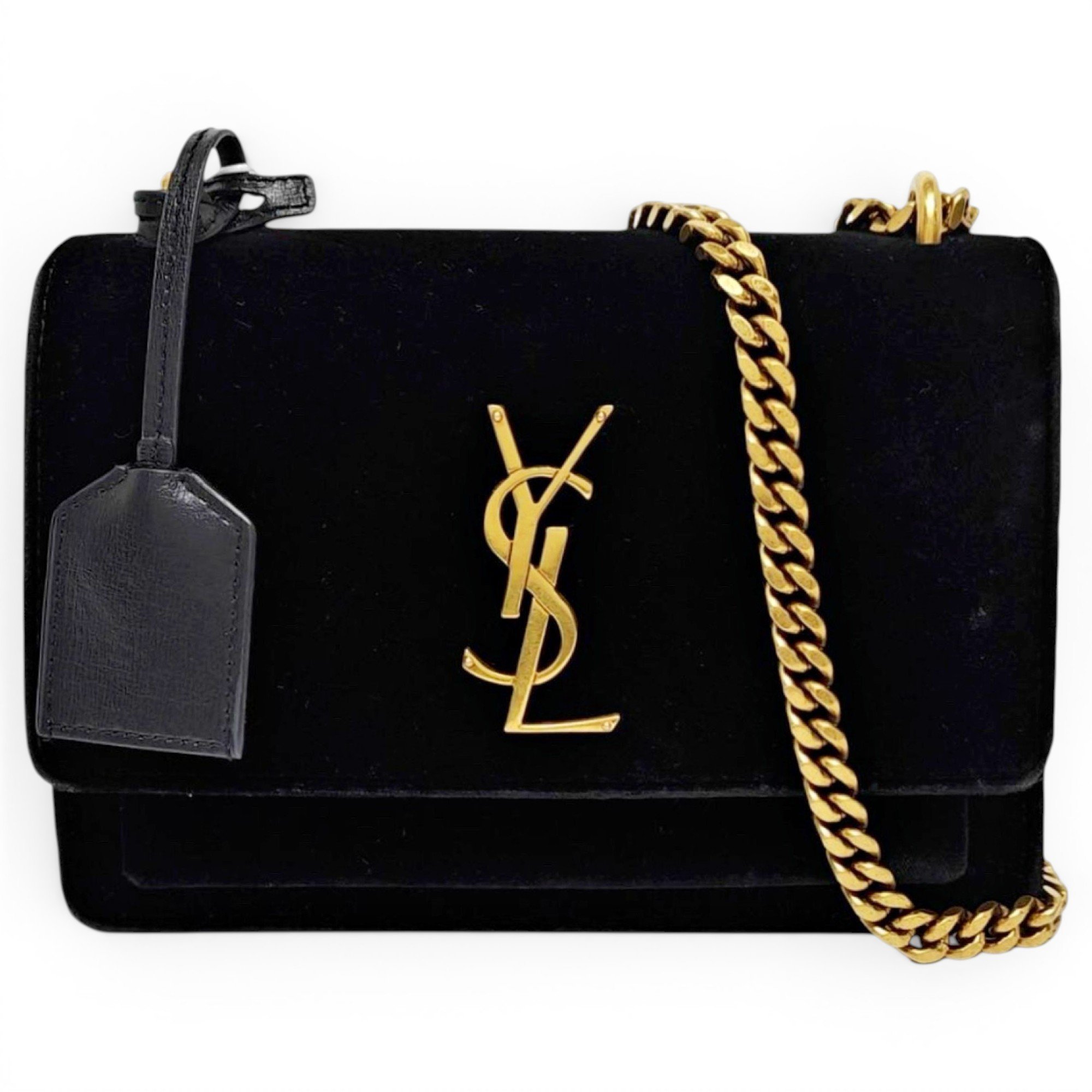 Sunset velvet handbag