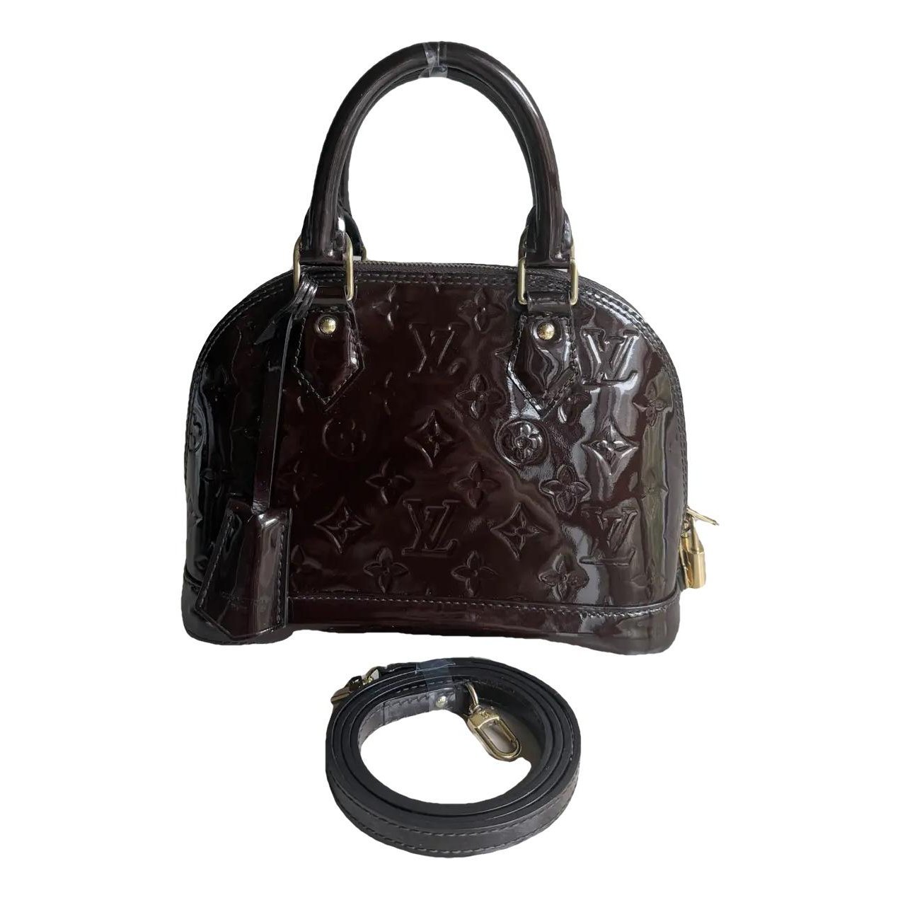 Alma BB patent leather crossbody bag