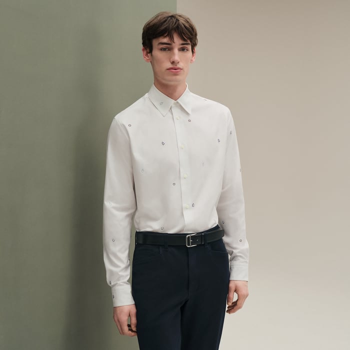 Blanc "Attela'H Multi" Fitted Shirt