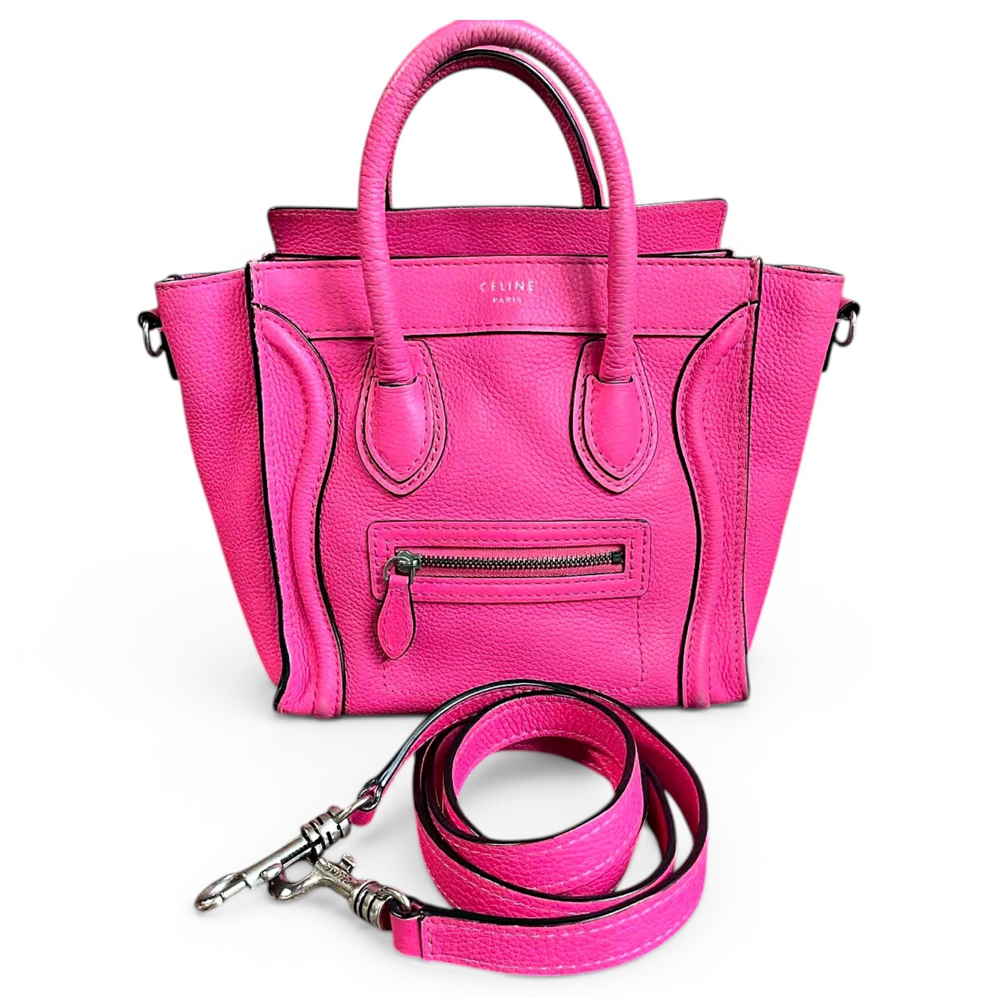 Nano Luggage leather handbag