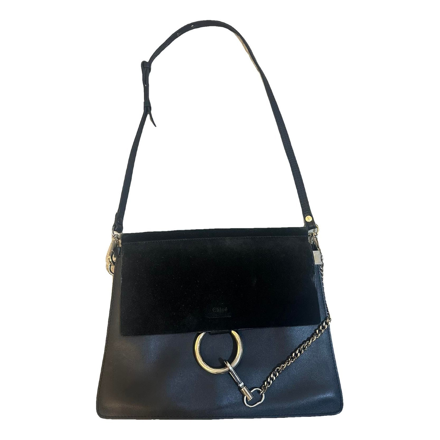 Faye leather handbag