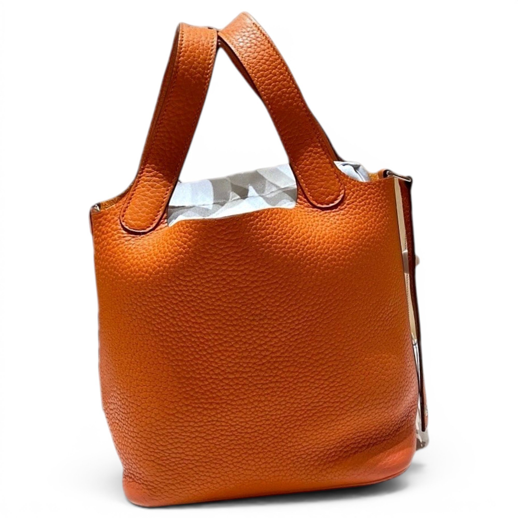 Picotin leather handbag
