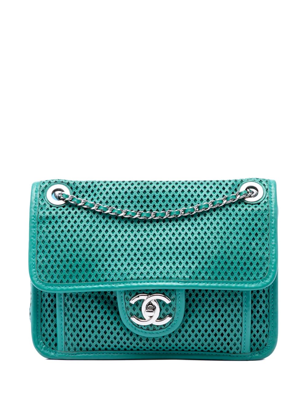 2012-2013 Small Perforated Calfskin Up In The Air Flap shoulder bag