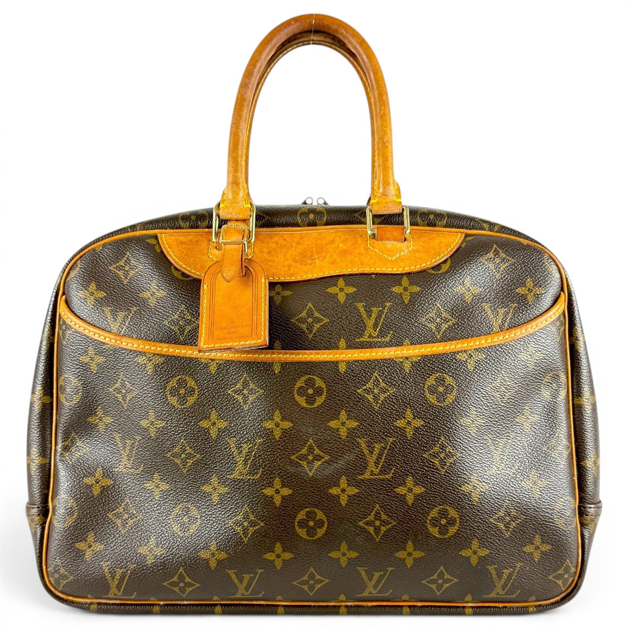 Deauville leather handbag
