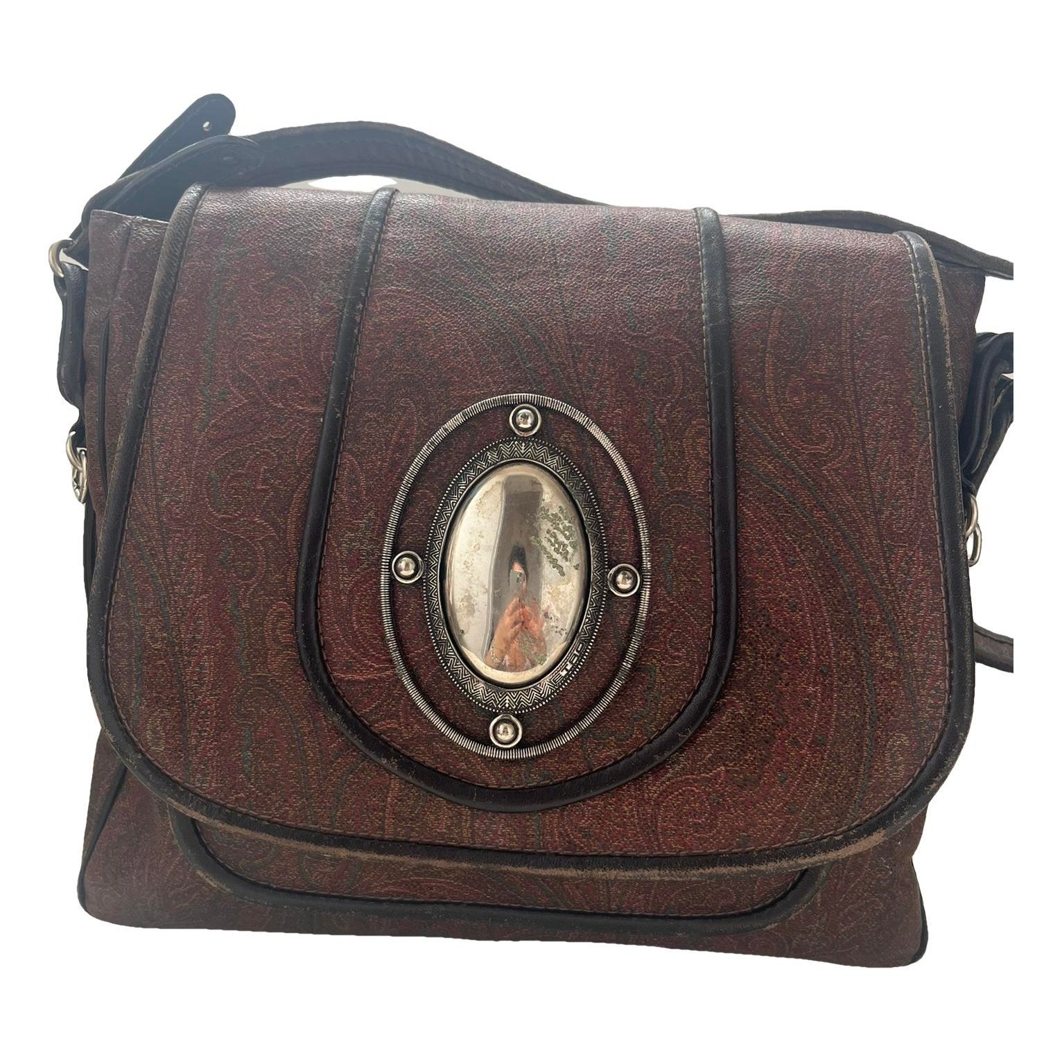 Leather handbag