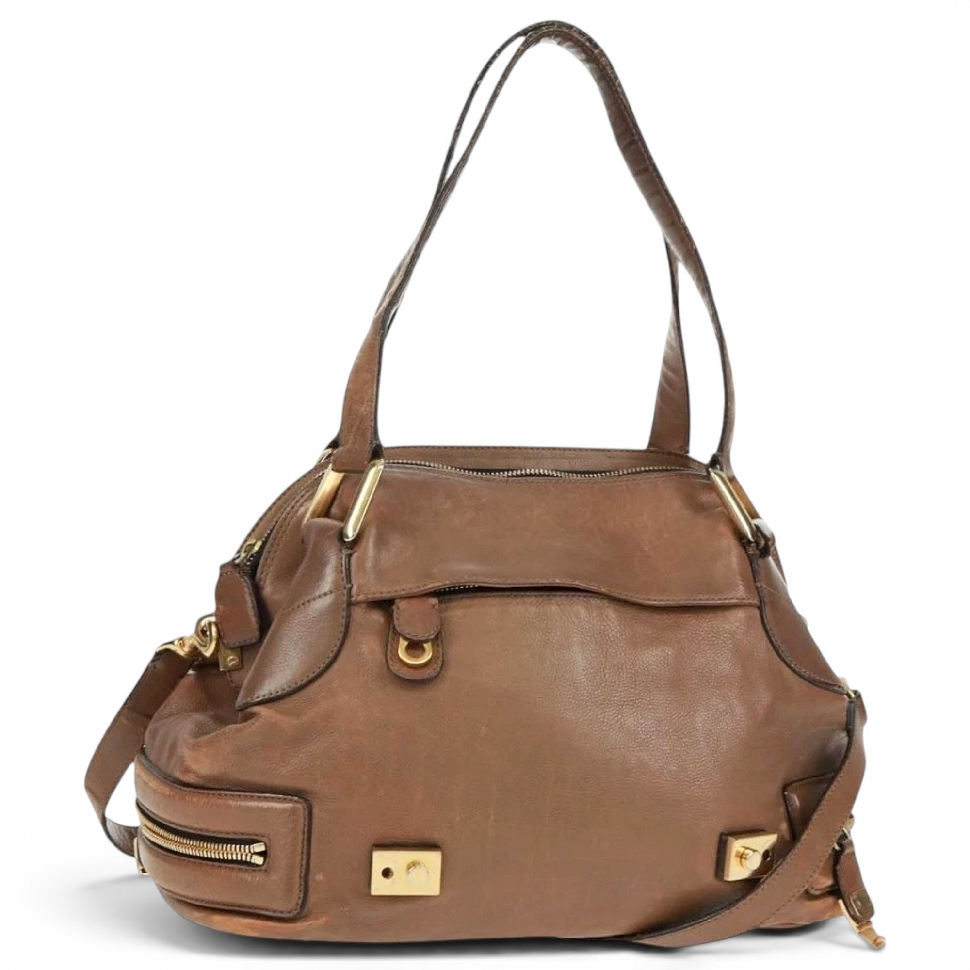 Leather handbag