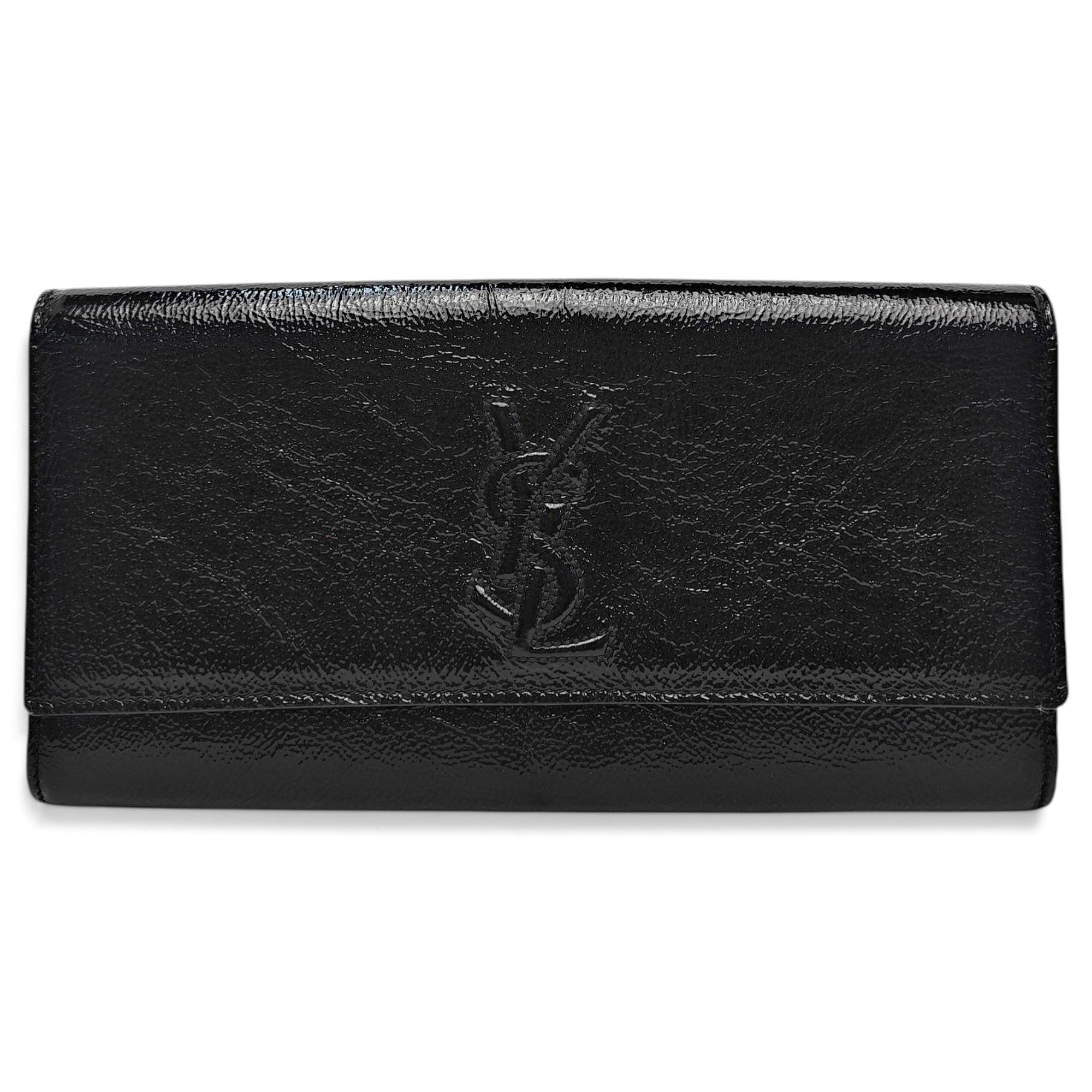 Saint Laurent Sade Pochette Enveloppe leather clutch bag