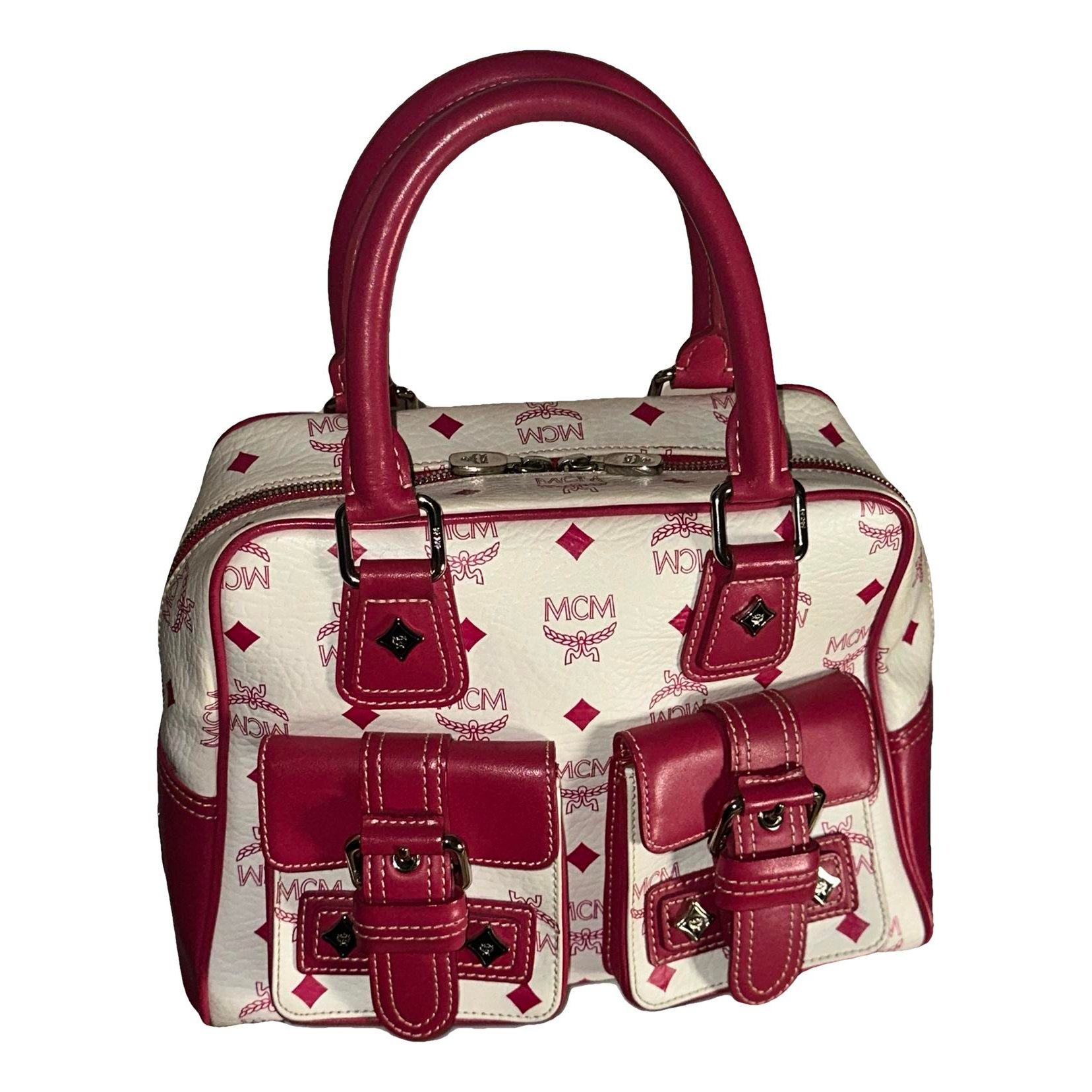 Boston leather handbag