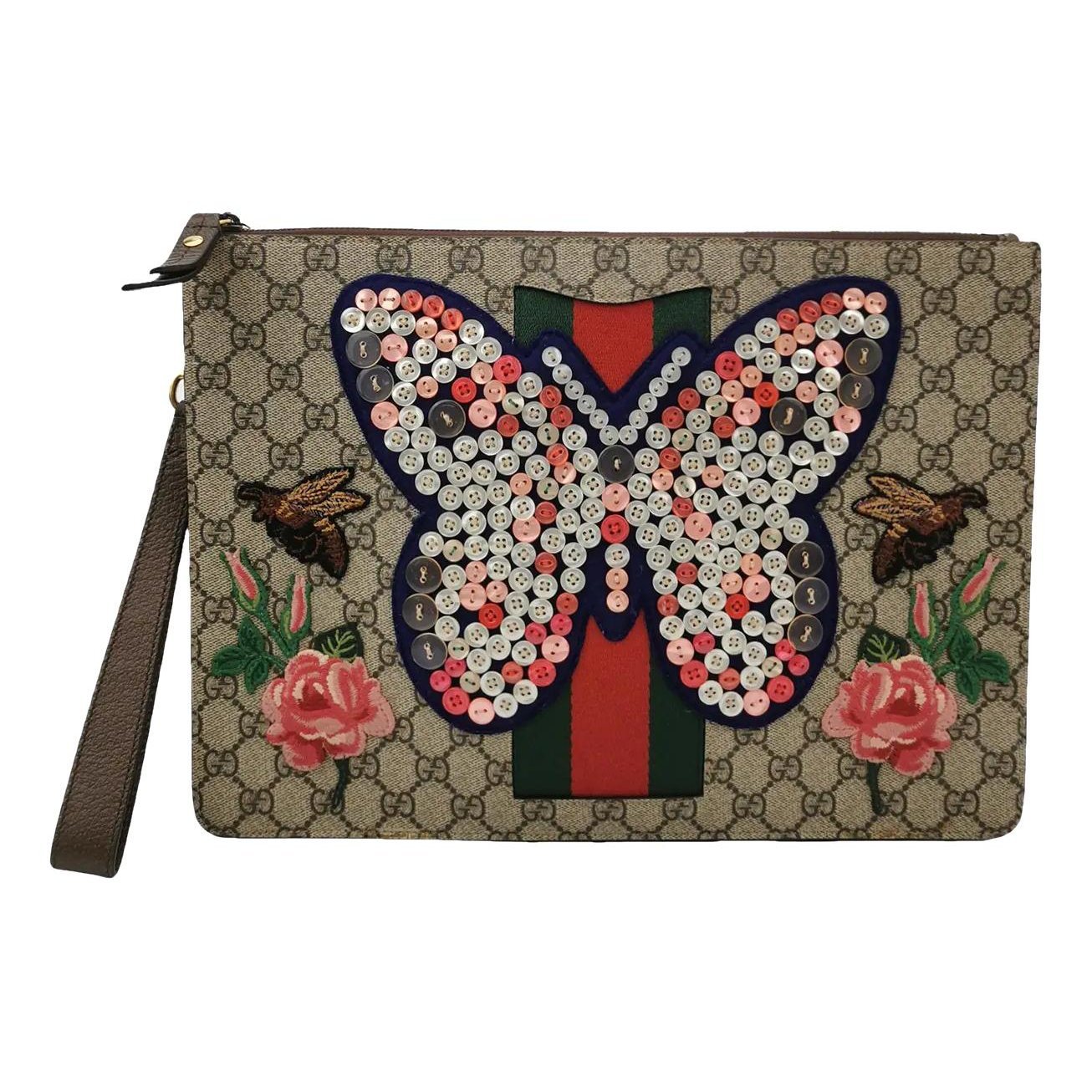 Vinyl clutch bag