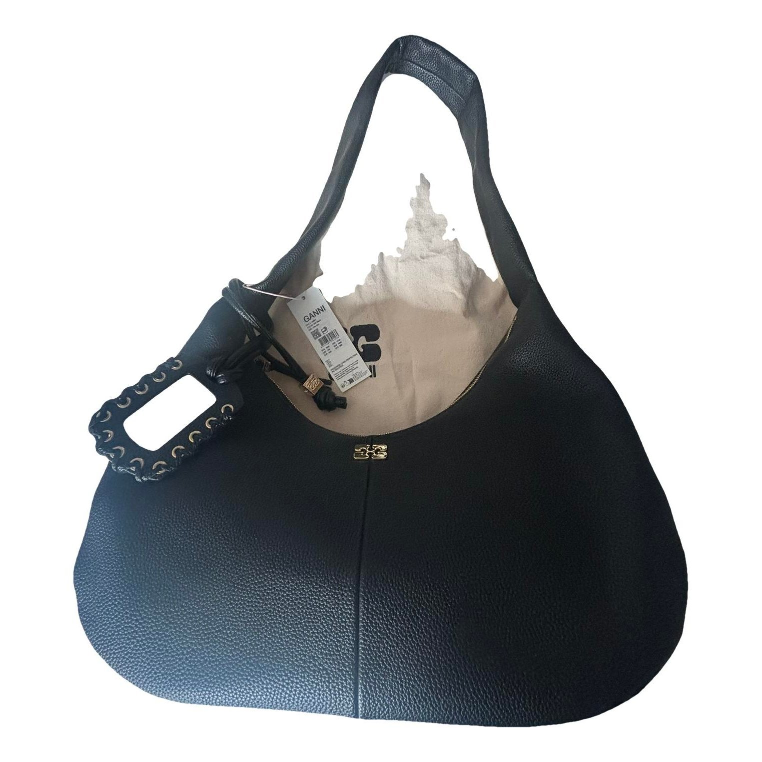 Hobo leather handbag