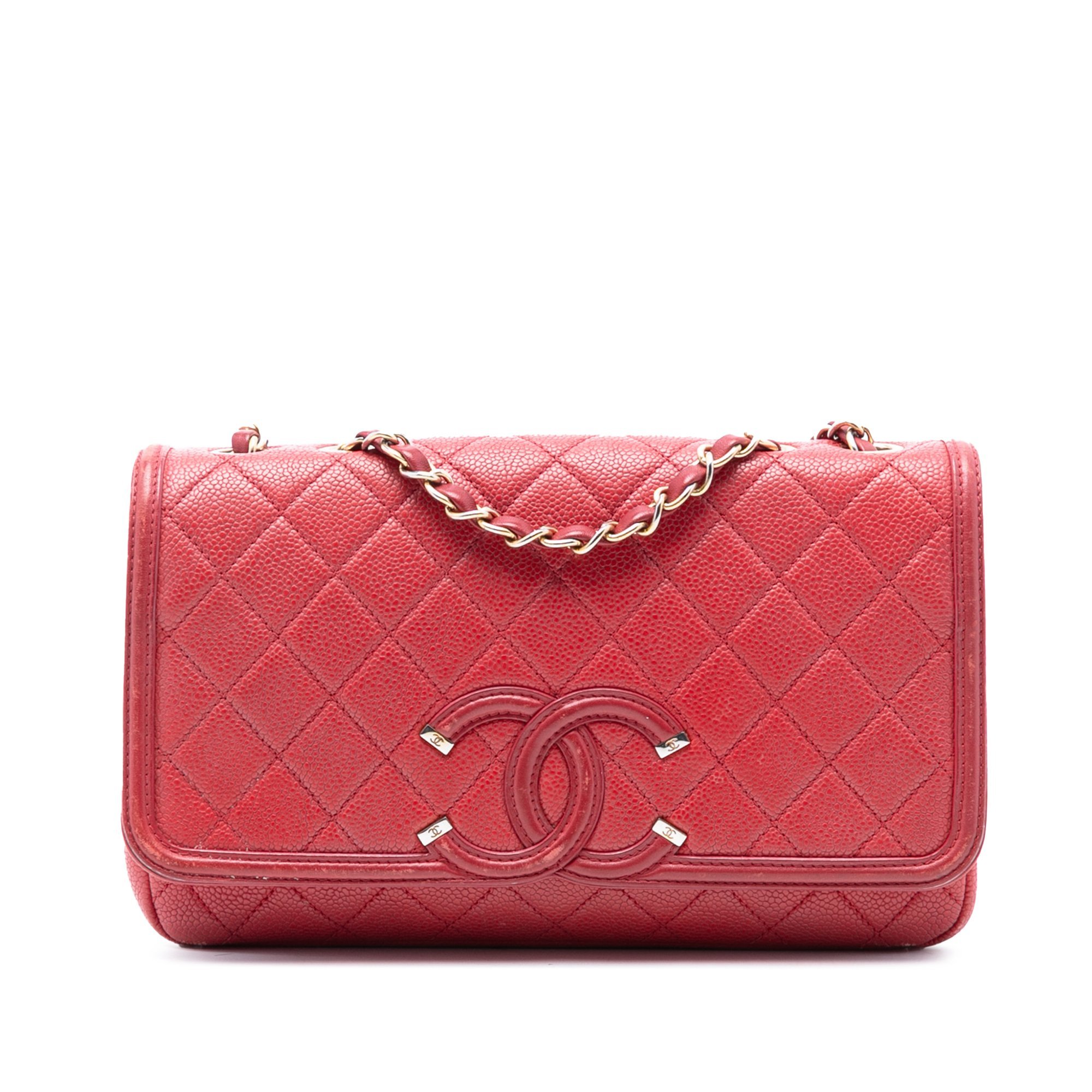 CC Filigree leather handbag