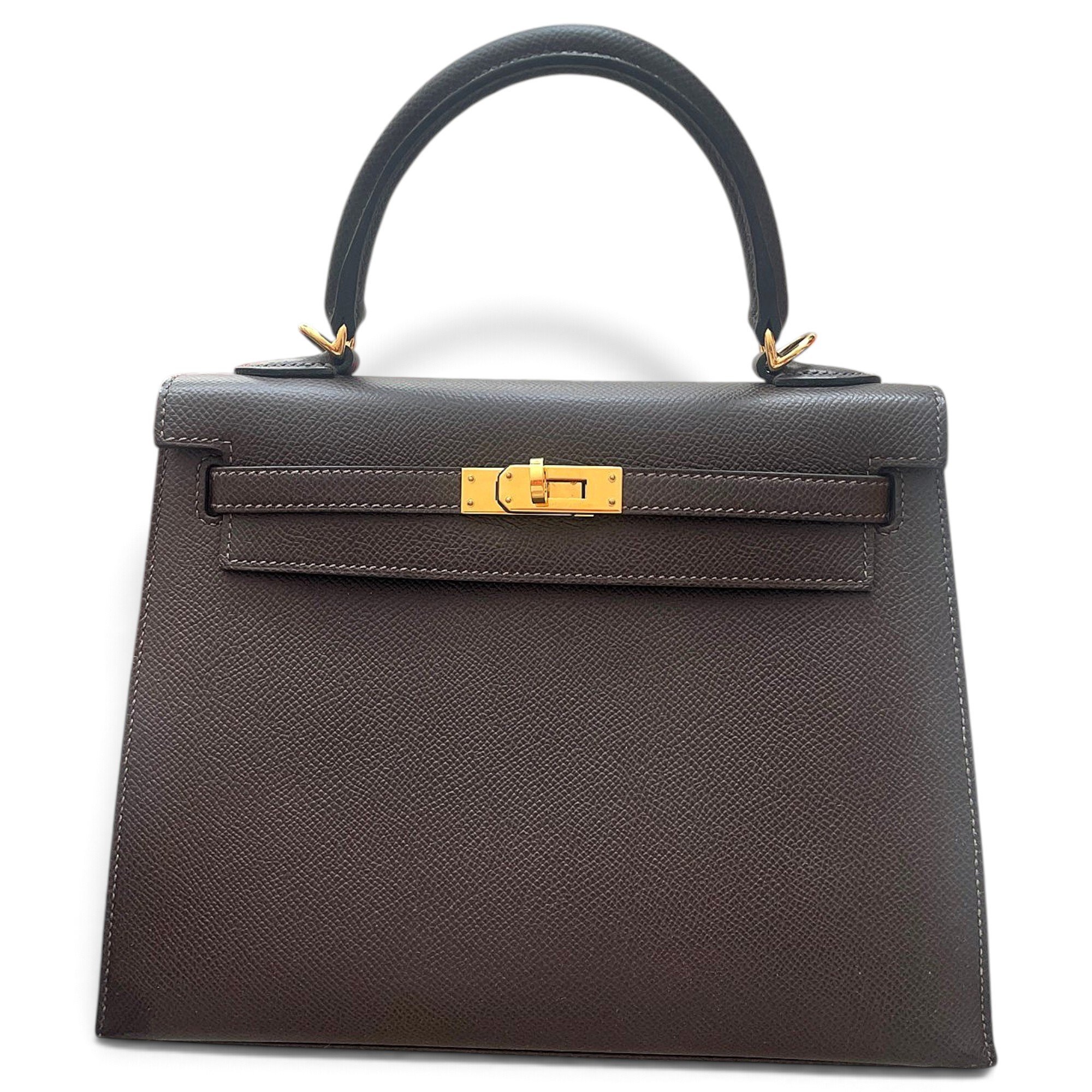 Kelly 25 leather handbag