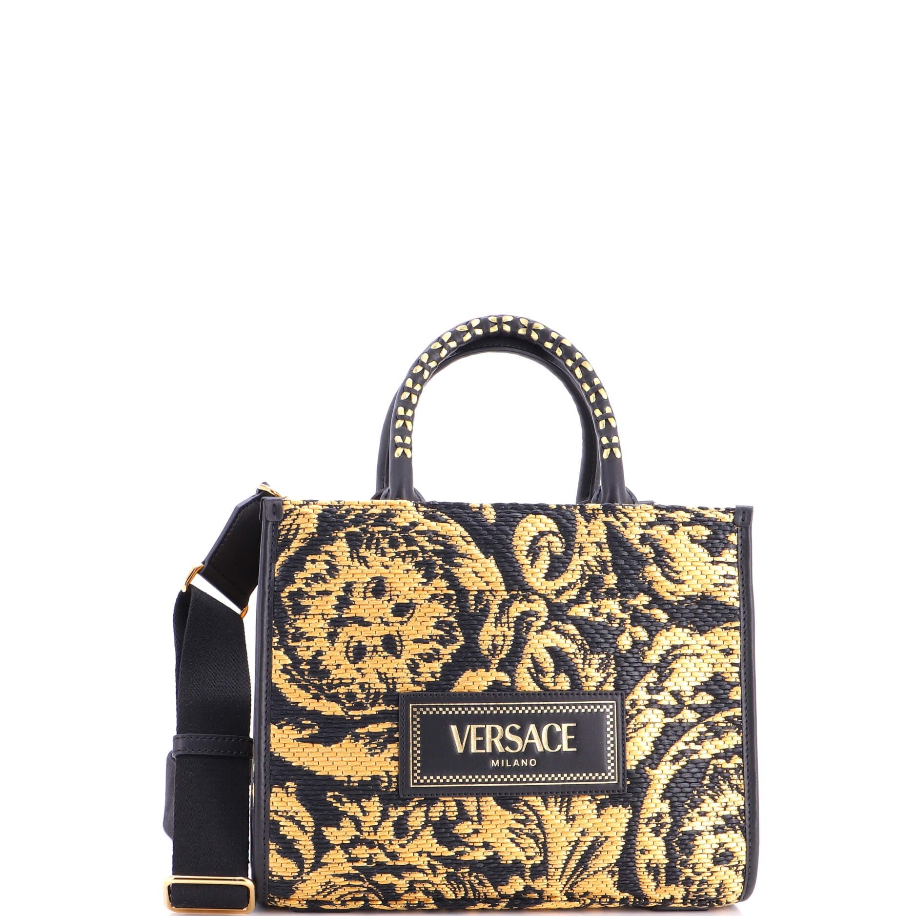 Athena Tote Barocco Raffia Small
