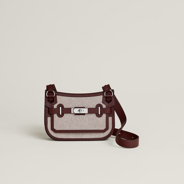 Jypsiere Mini Toile & Cuir Bag