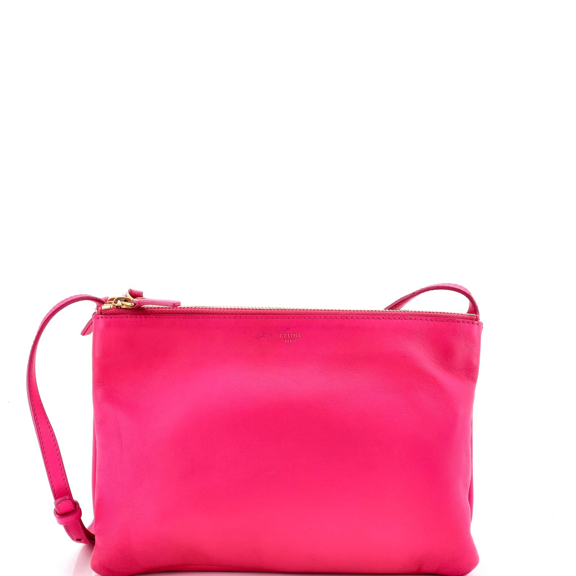 Trio Crossbody Bag Leather Large