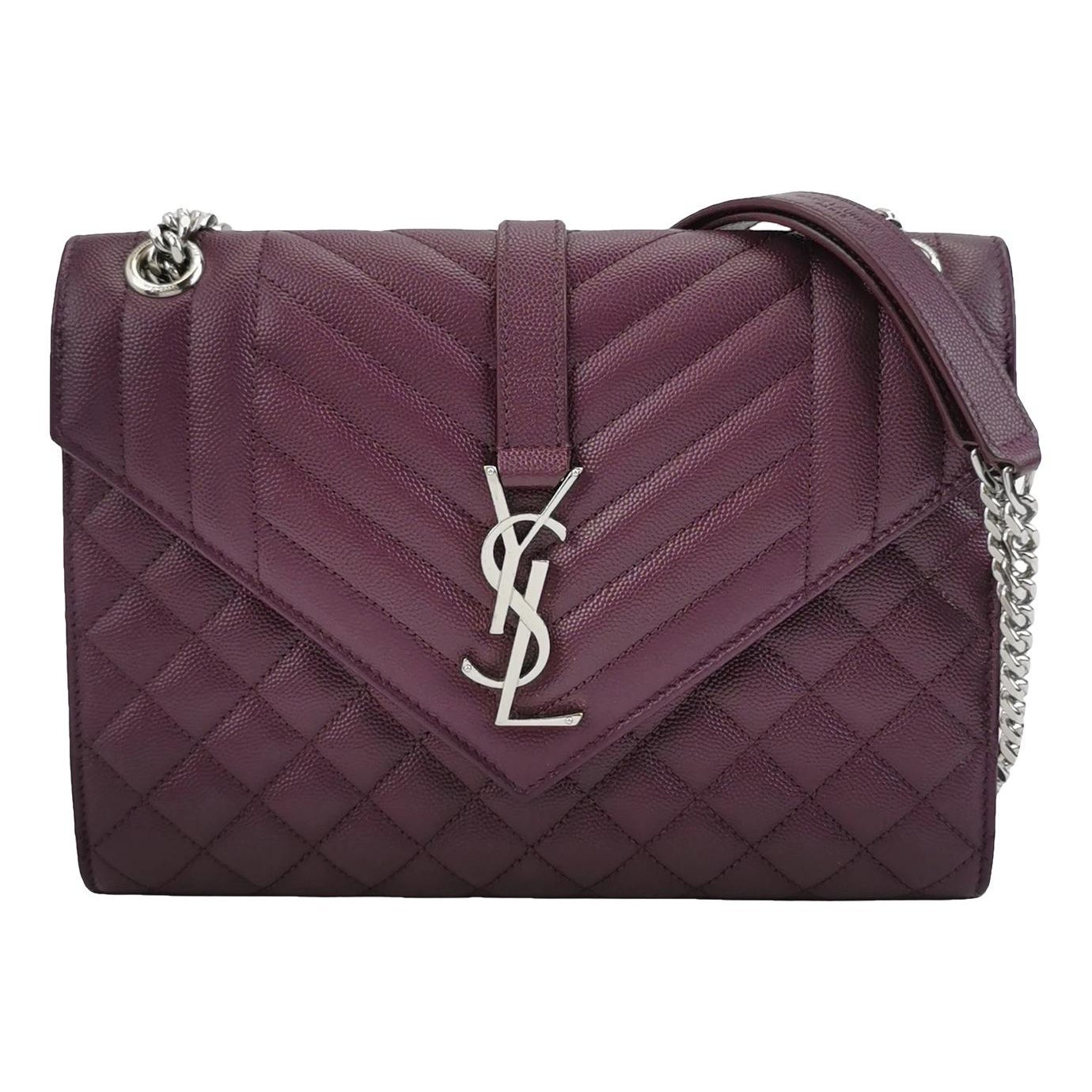 Envelope leather handbag