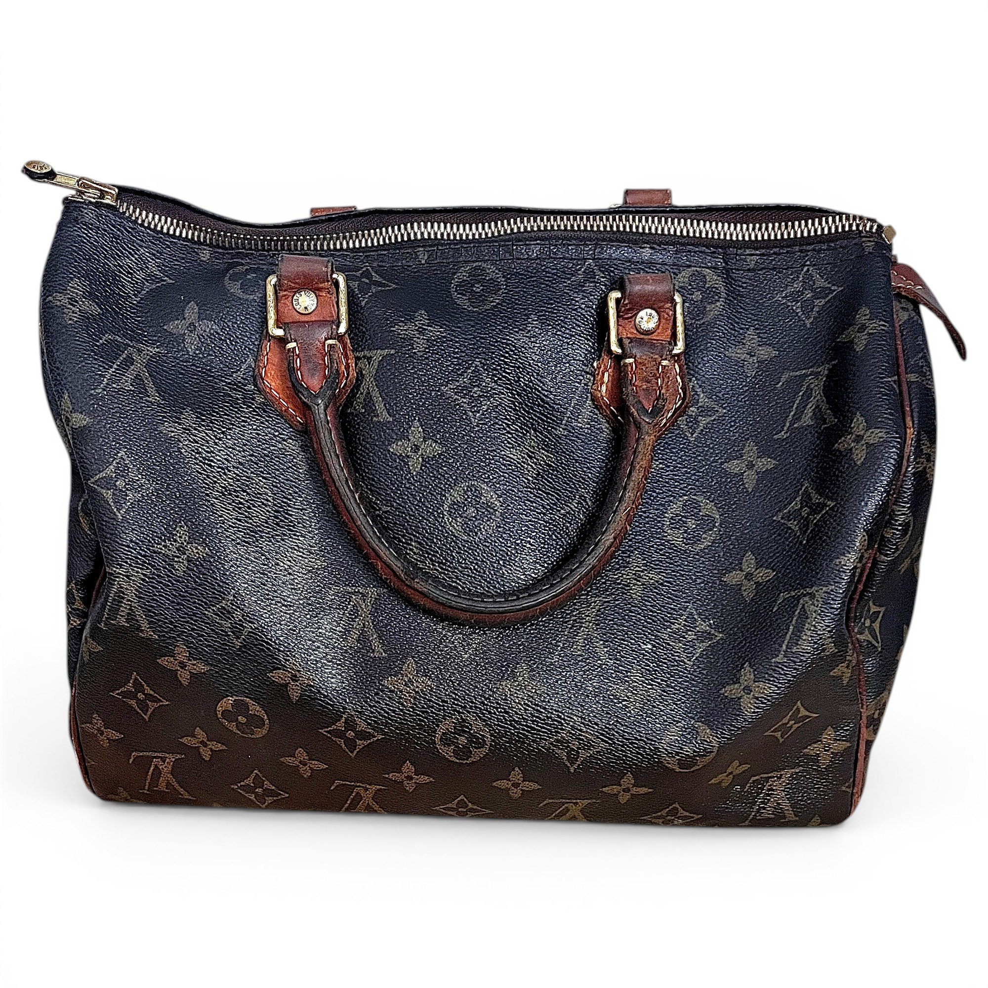 Speedy leather handbag