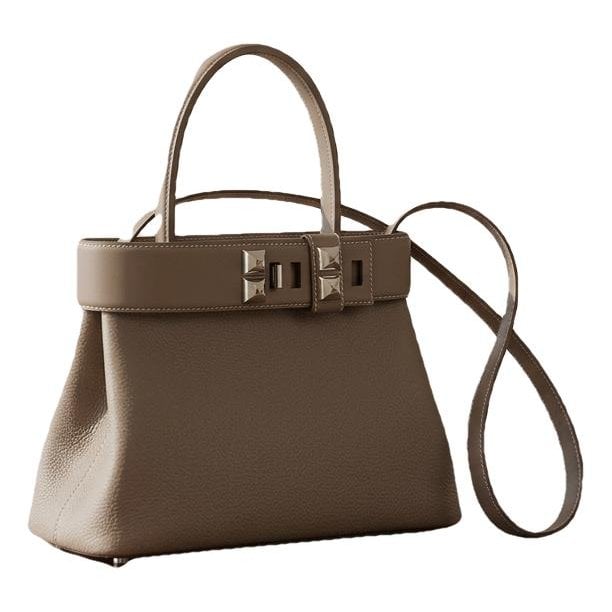 Médor leather handbag