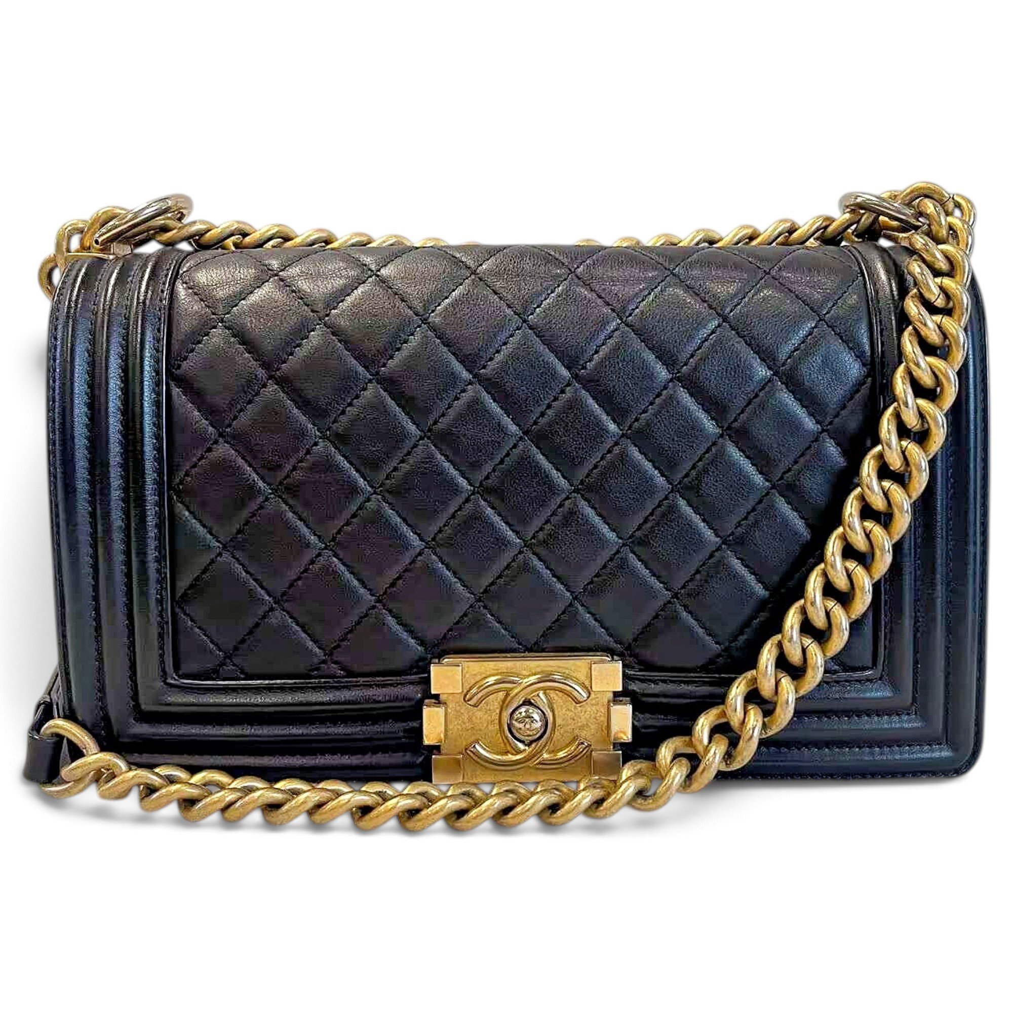 Boy leather crossbody bag