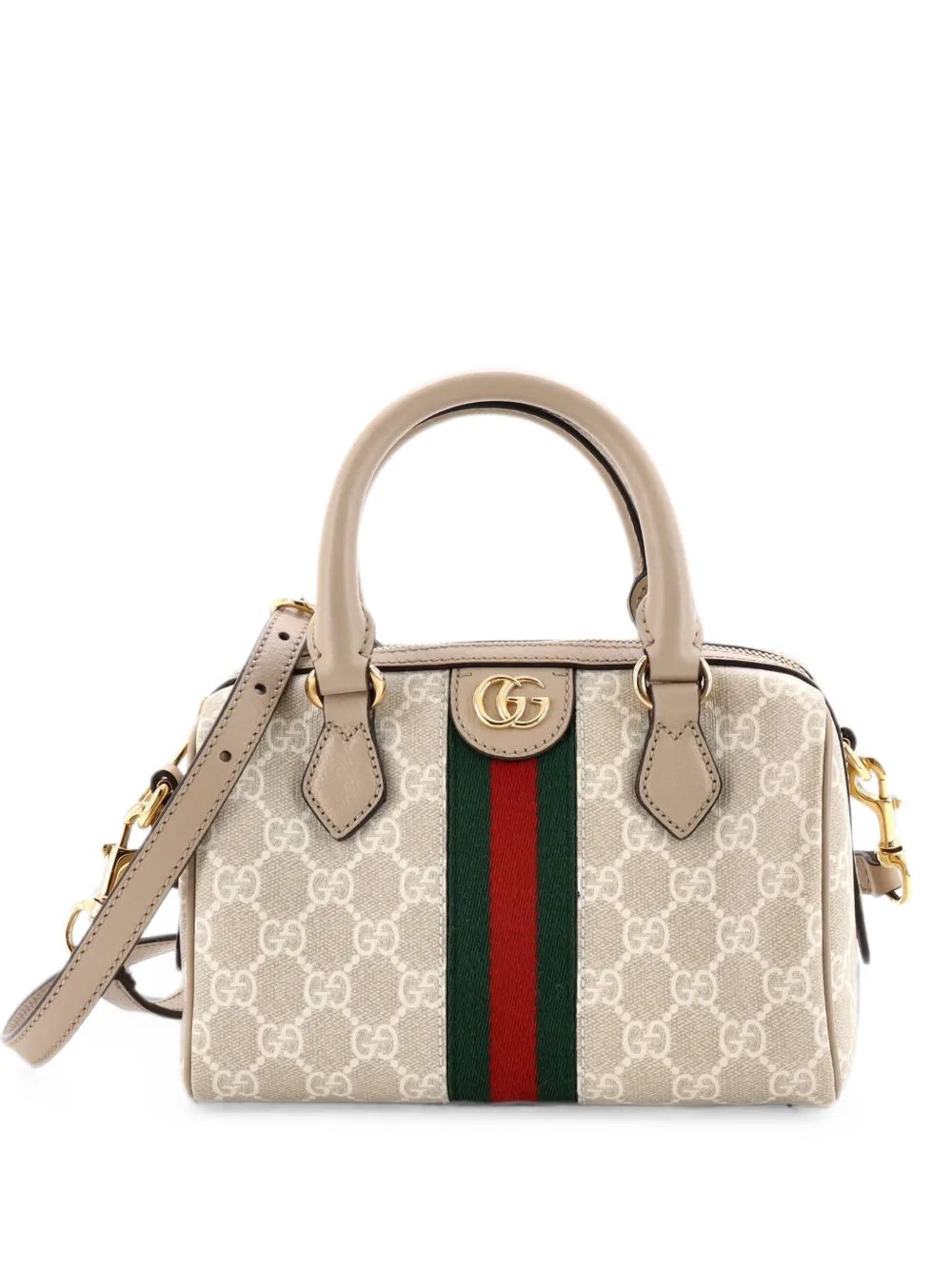 Ophidia Convertible Boston Bag GG Coated Canvas Mini satchel