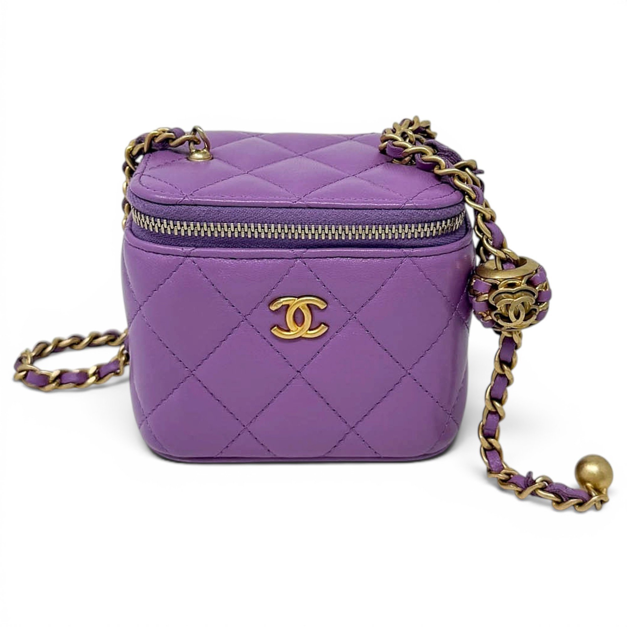 Trendy CC Vanity leather mini bag