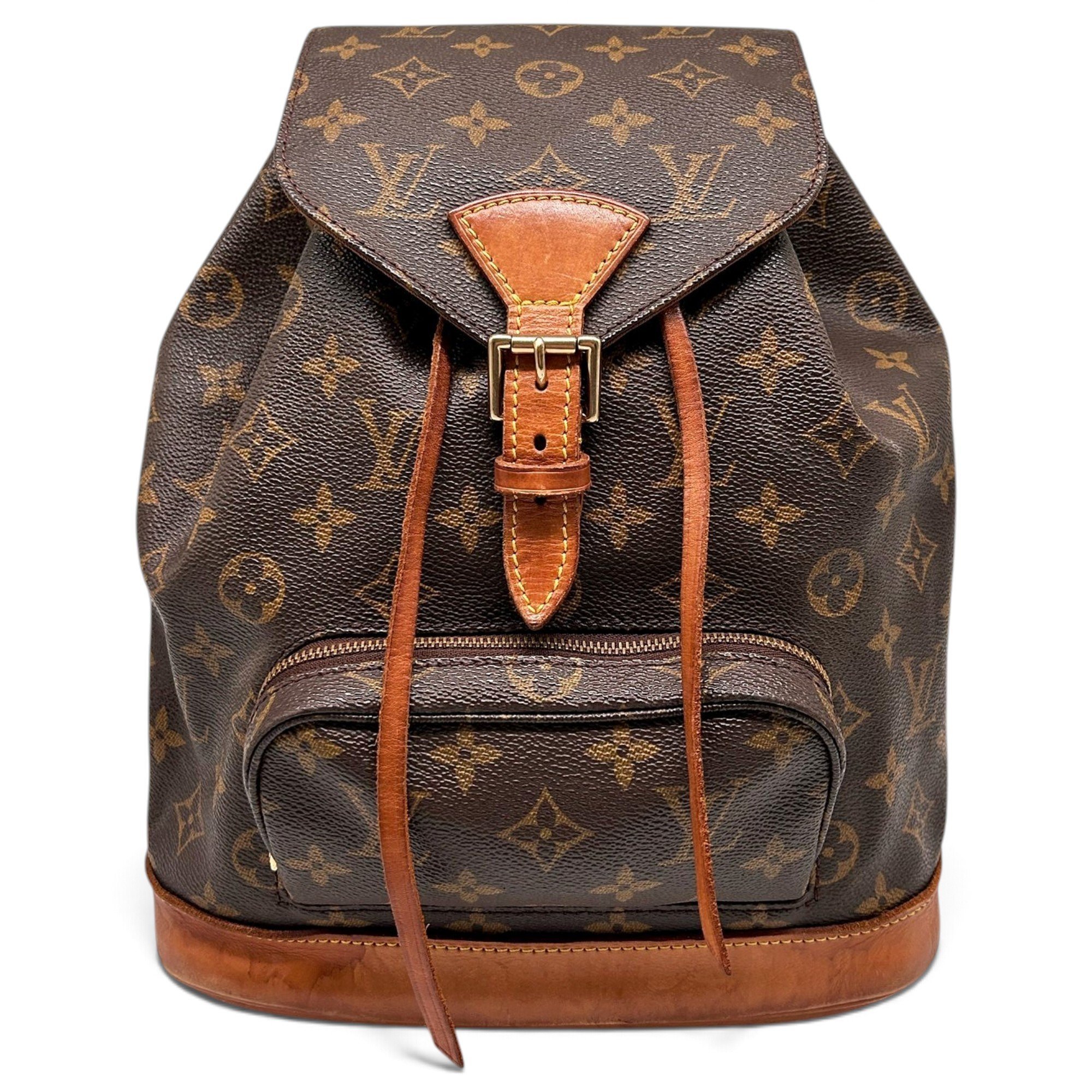 Montsouris leather backpack