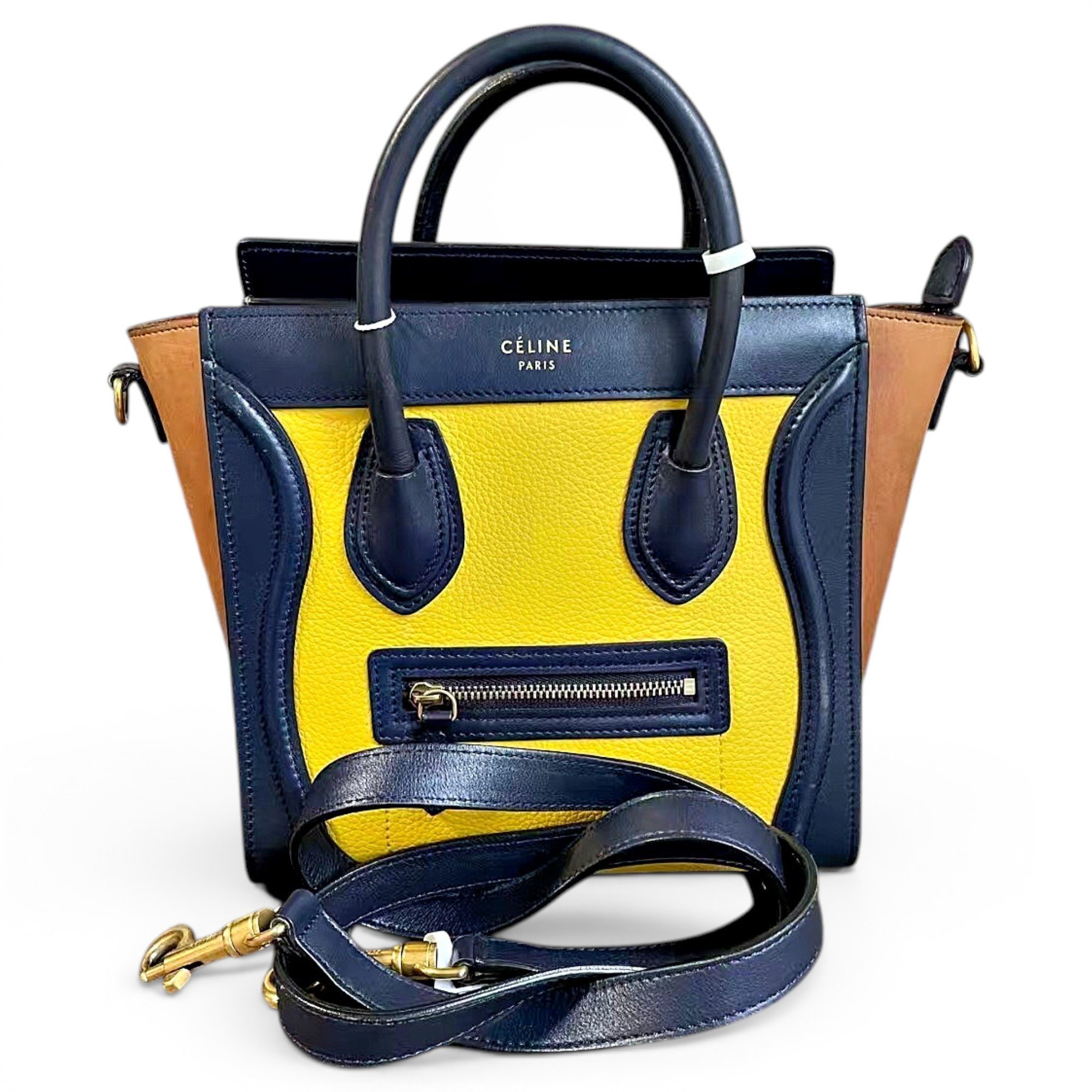 Nano Luggage leather handbag