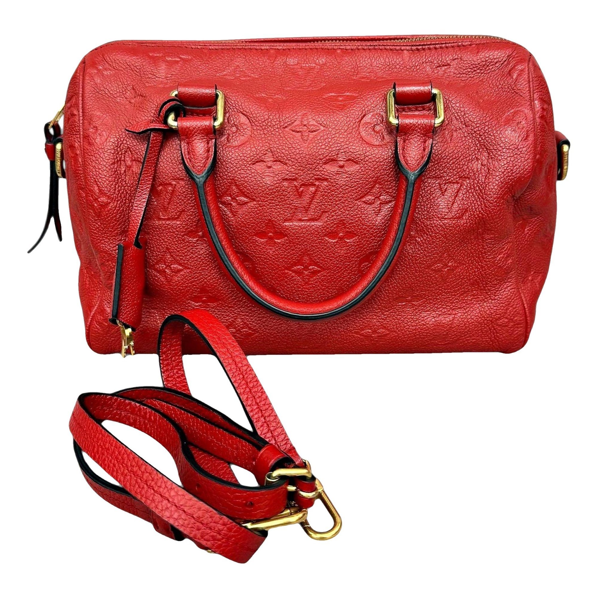 Speedy leather handbag