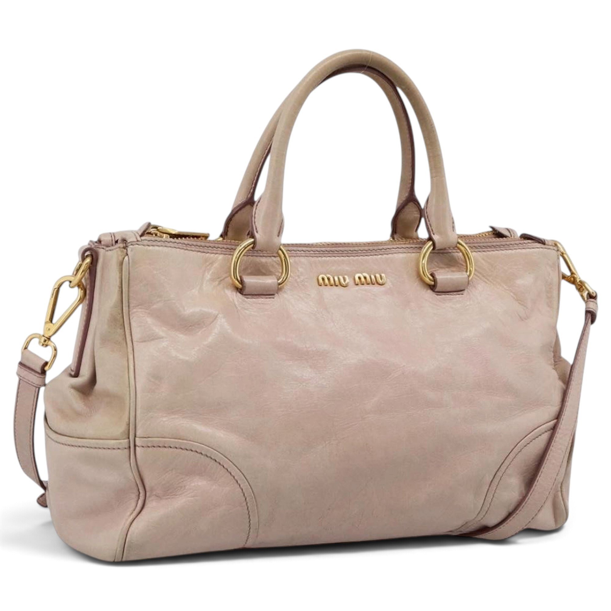 Vitello leather handbag