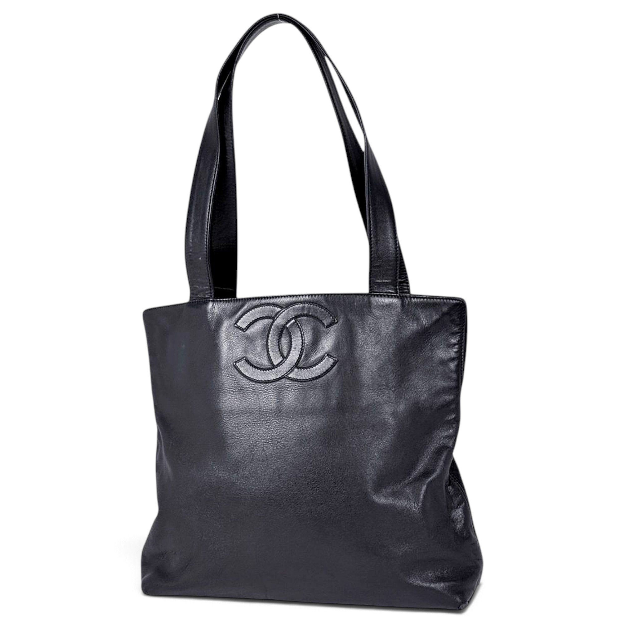 Leather tote