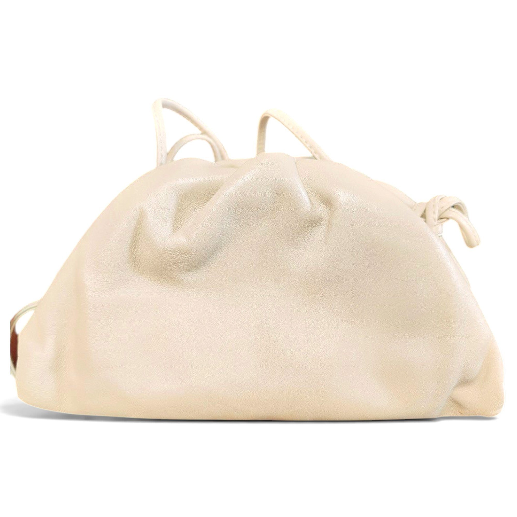 Pouch leather handbag