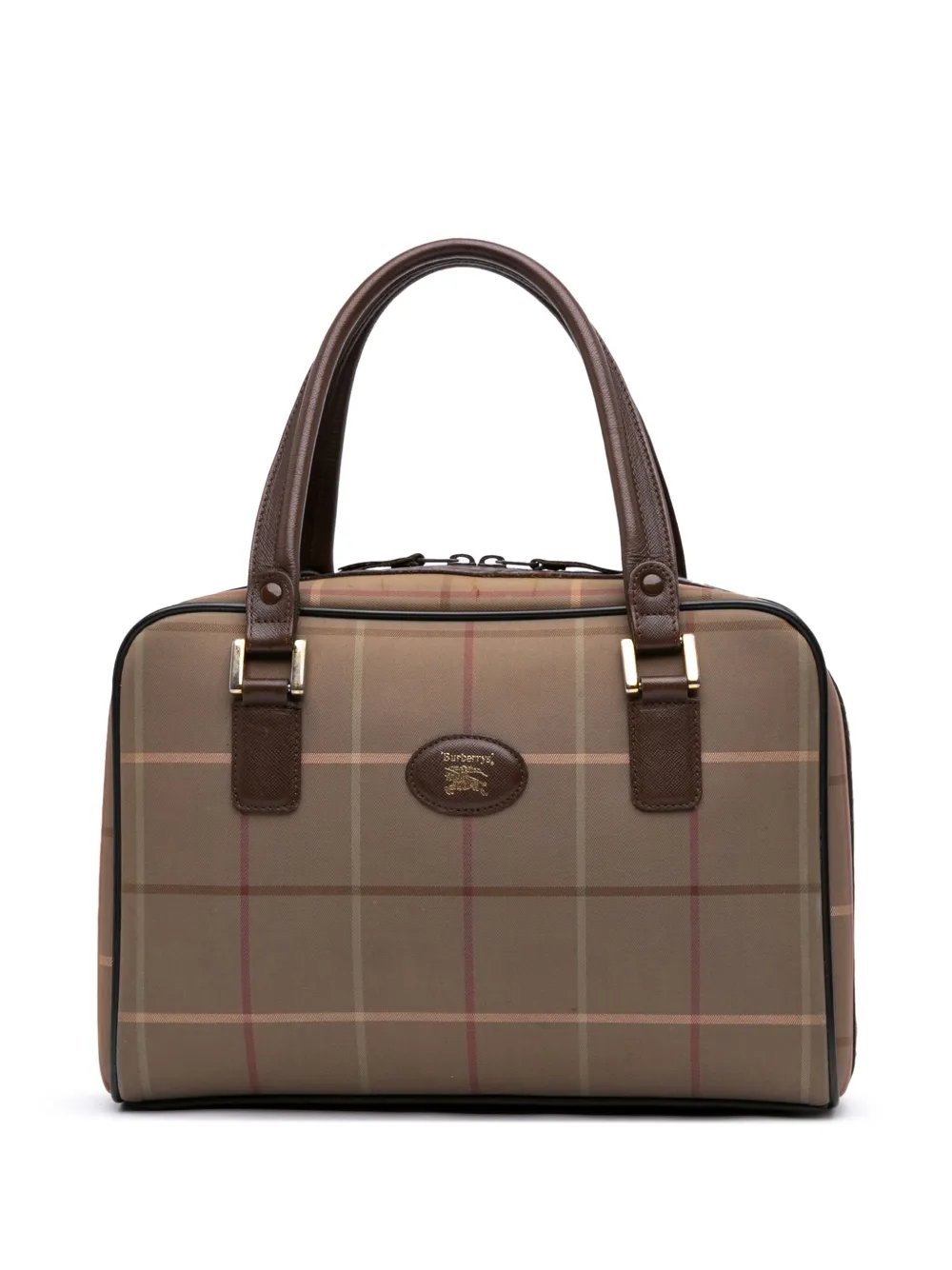 20th Century Vintage Check Canvas handbag