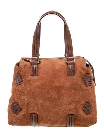 Max Mara Suede Top Handle Bag