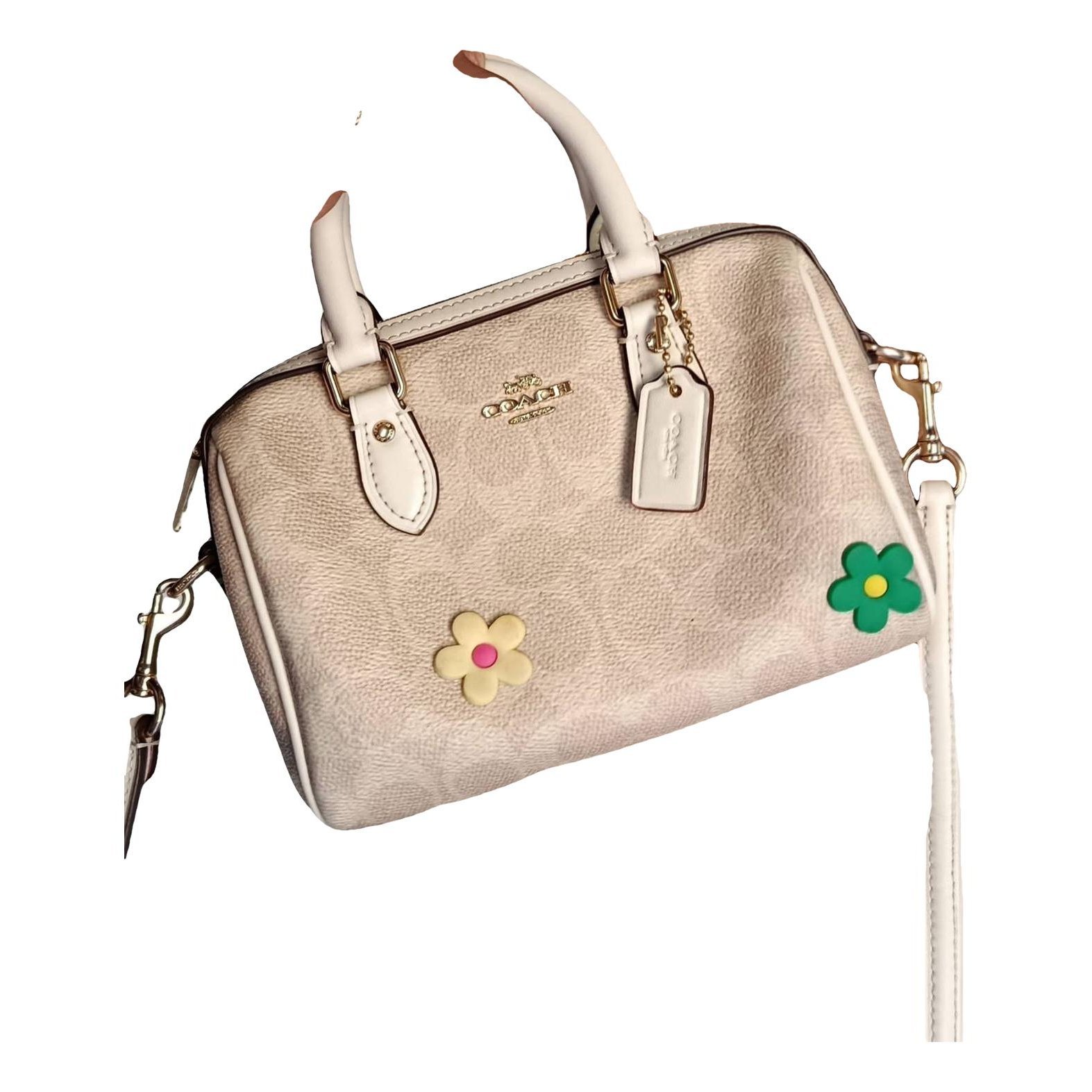 Cartable mini sierra leather handbag