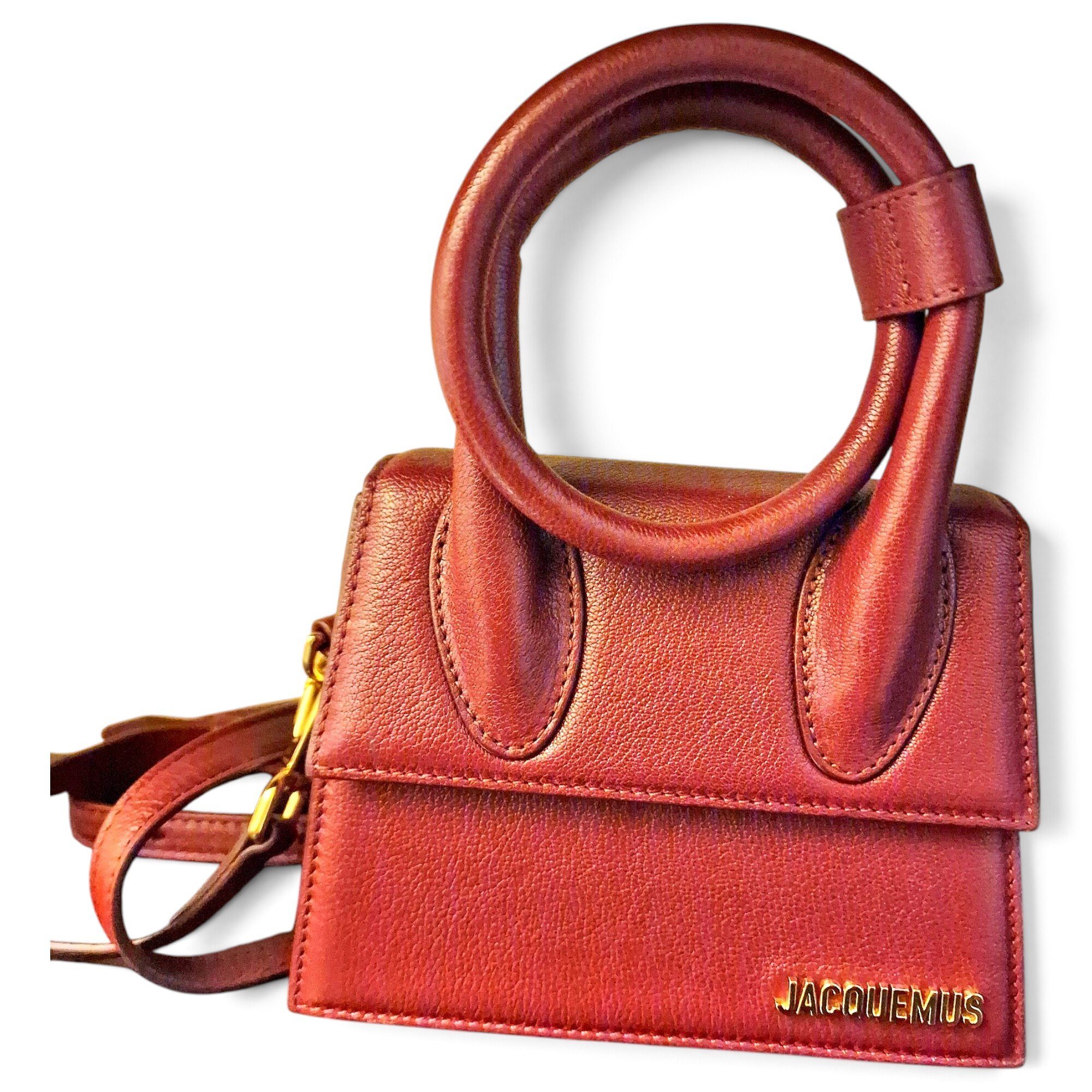 Jacquemus Le Chiquito Noeud leather handbag