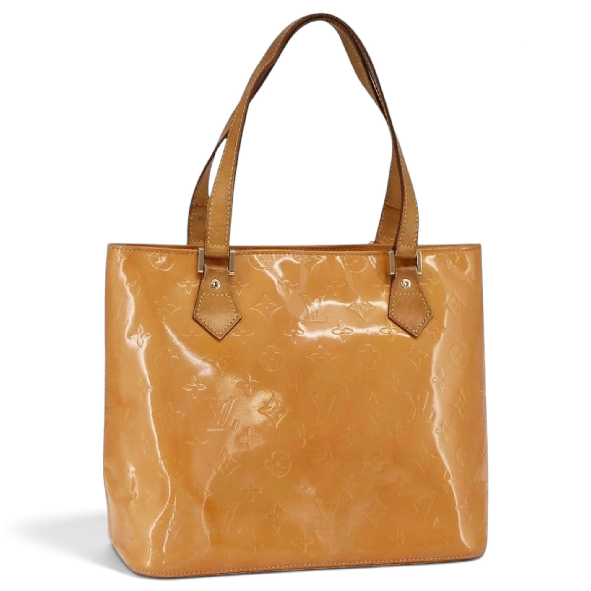 Houston patent leather handbag