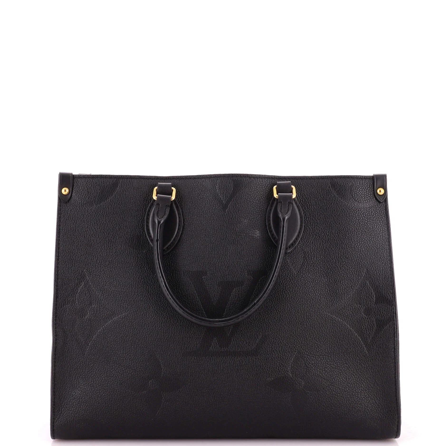 Leather tote