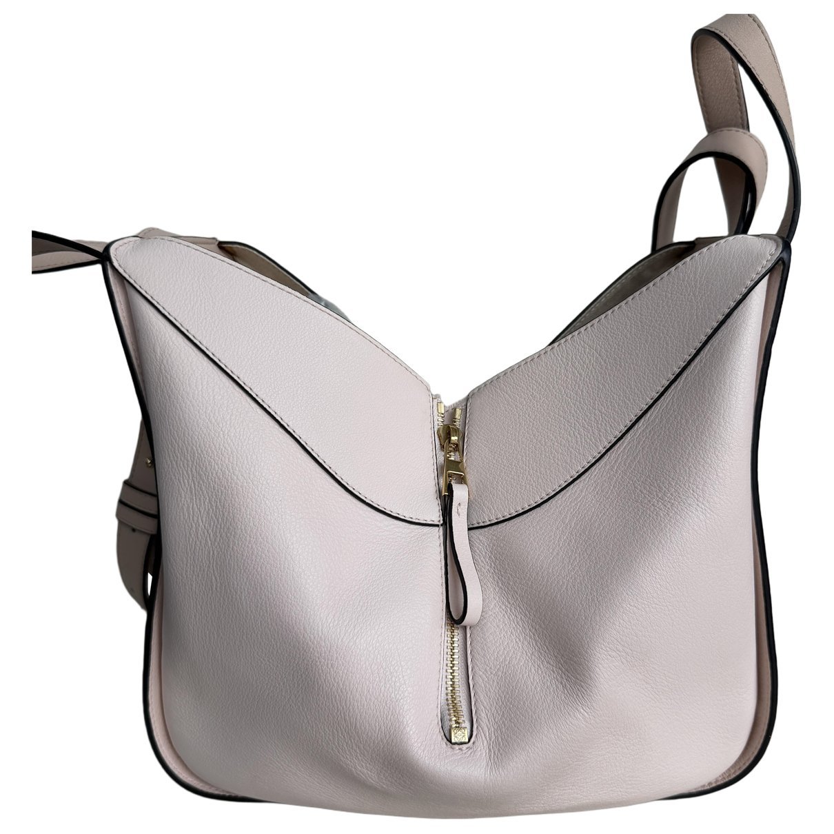 Hammock leather handbag