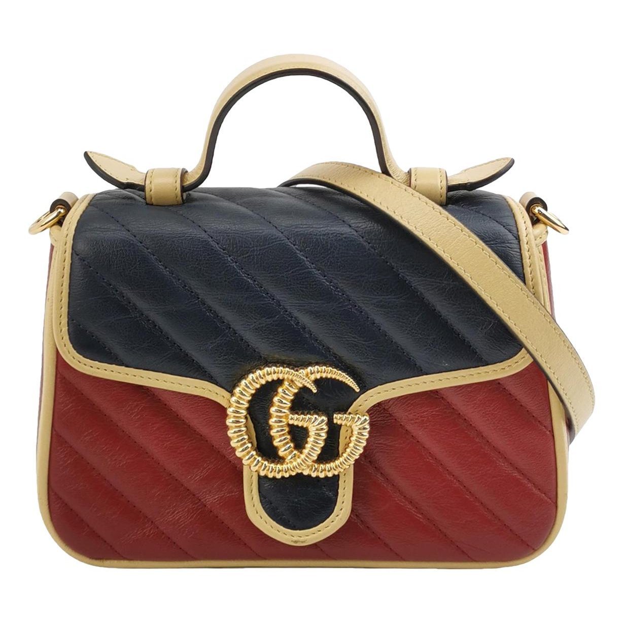 GG Marmont Flap leather handbag