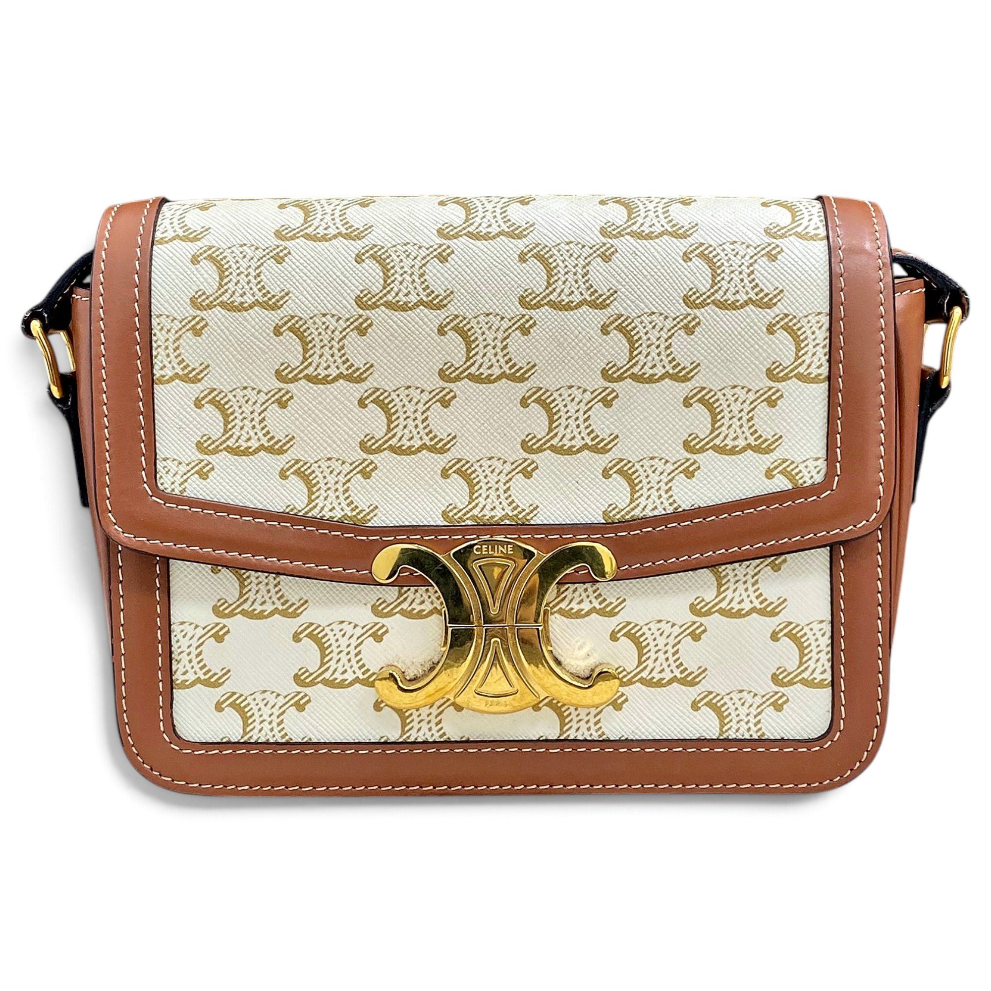 Triomphe cloth handbag
